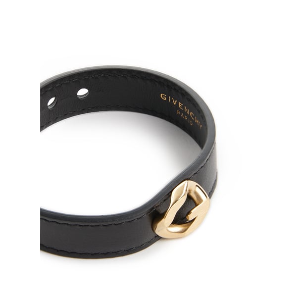 Bracelet Chain en laiton et cuir