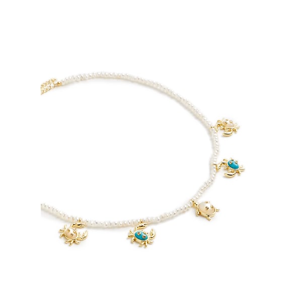 Collier Crabe en perles