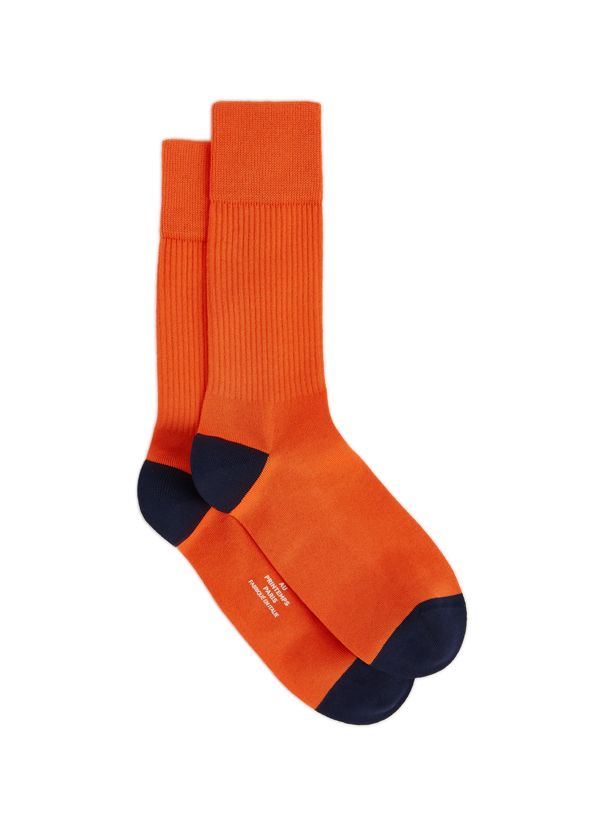 Chaussettes hautes en coton mélangé