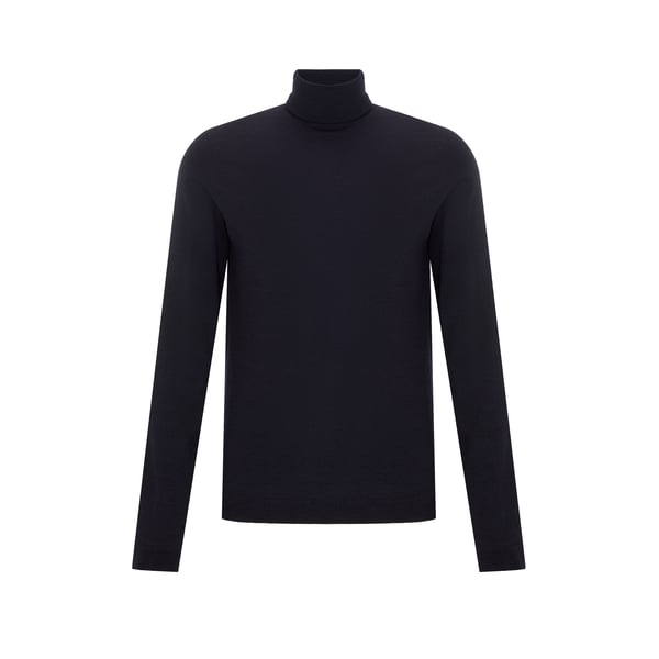 Pull col roulé en laine mérinos