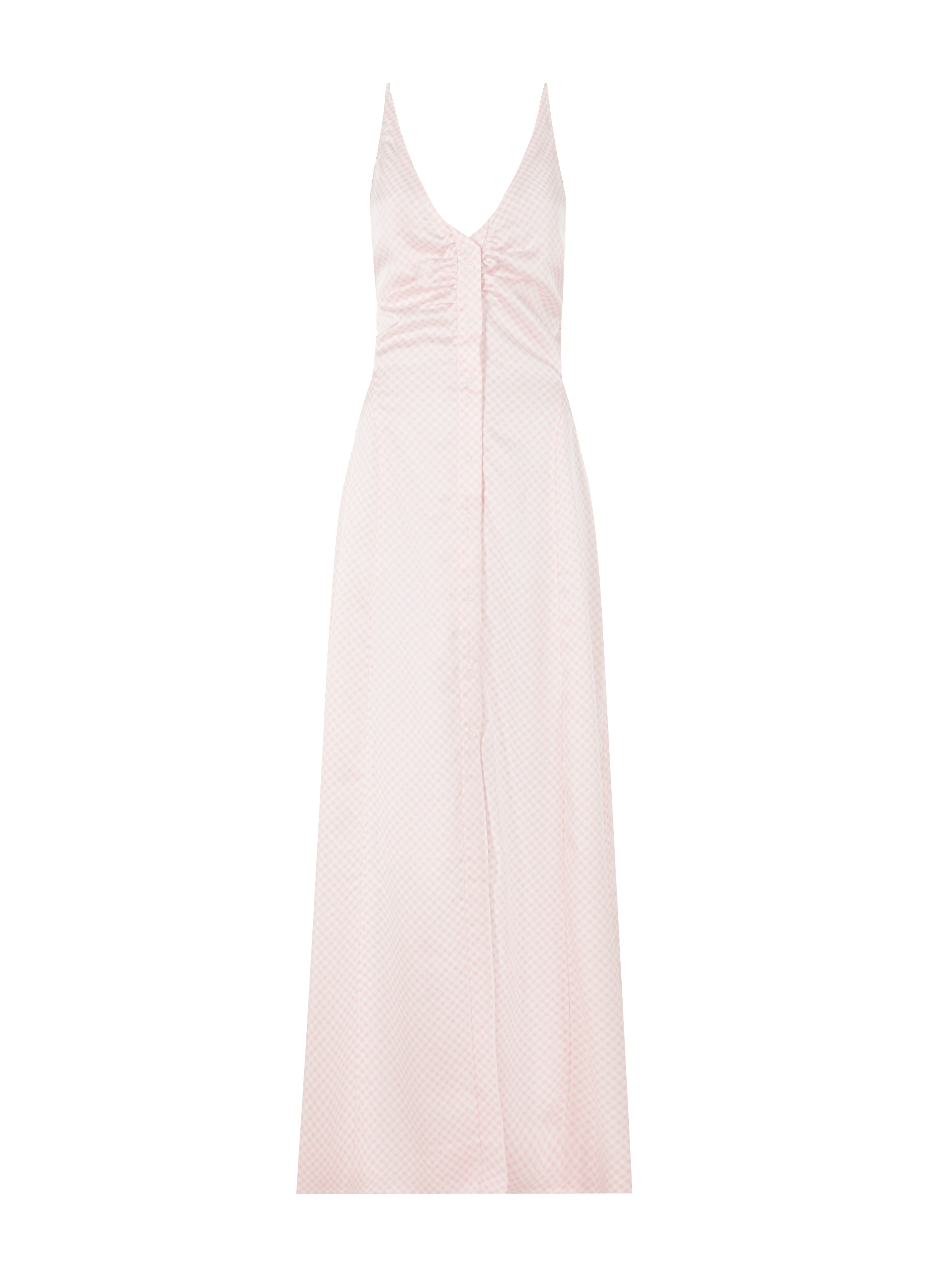 Robe longue imprimé vichy