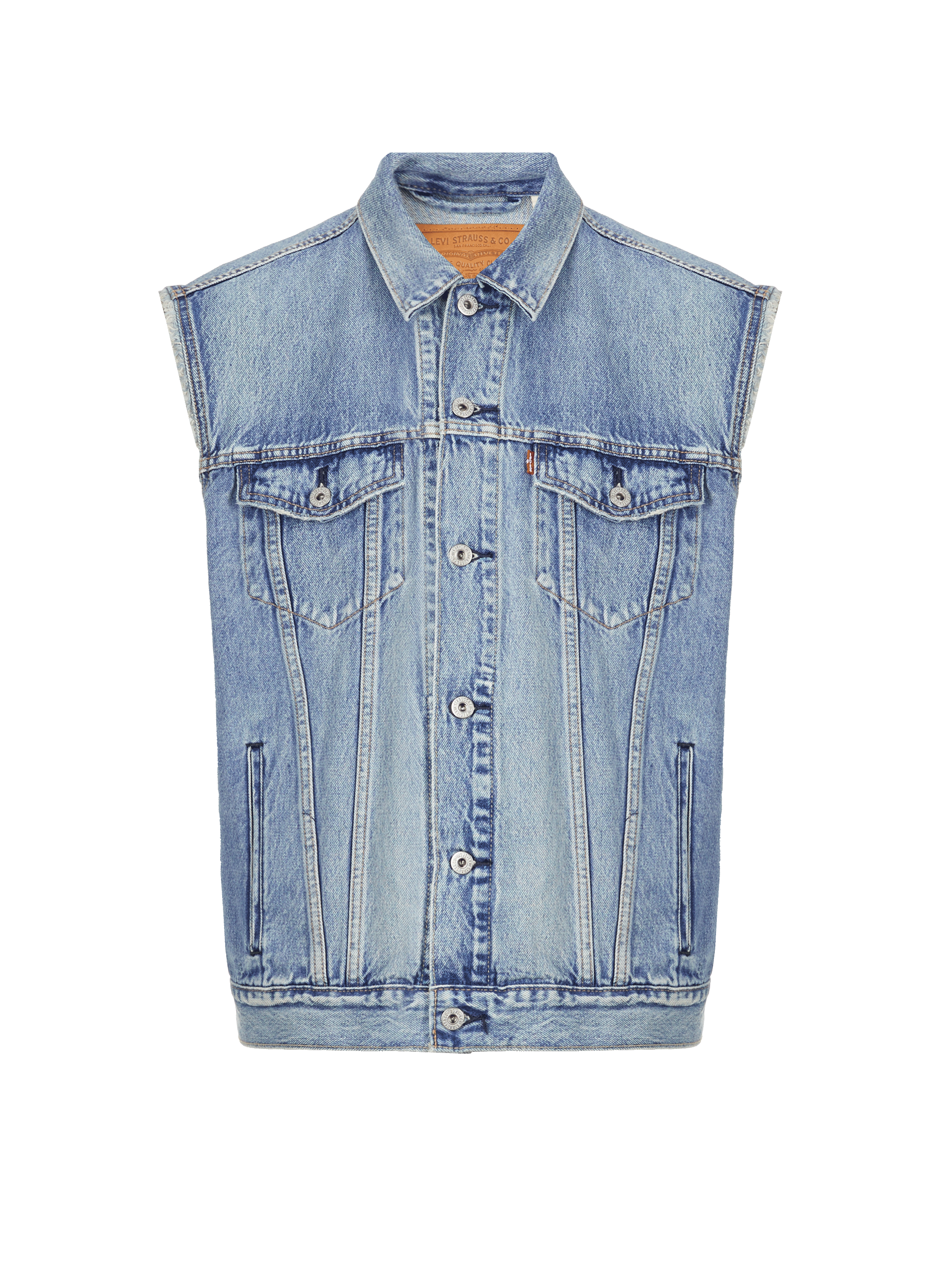 Veste en jean sans manches