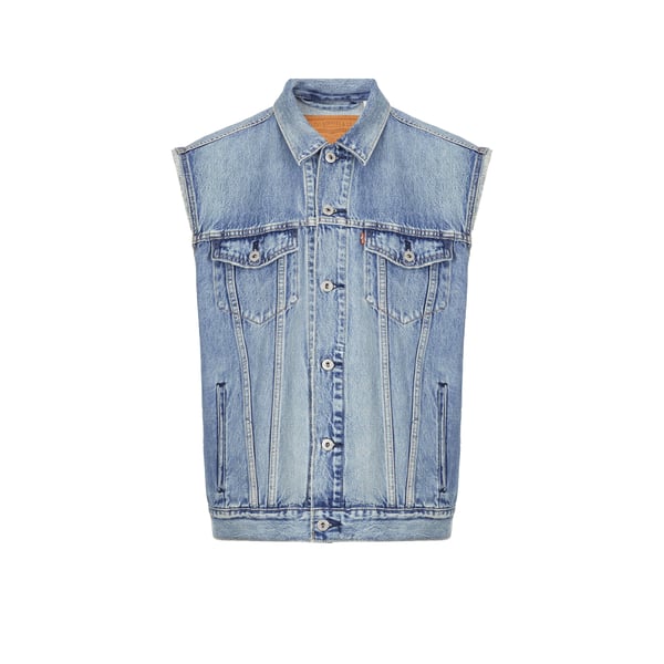 Veste en jean sans manches