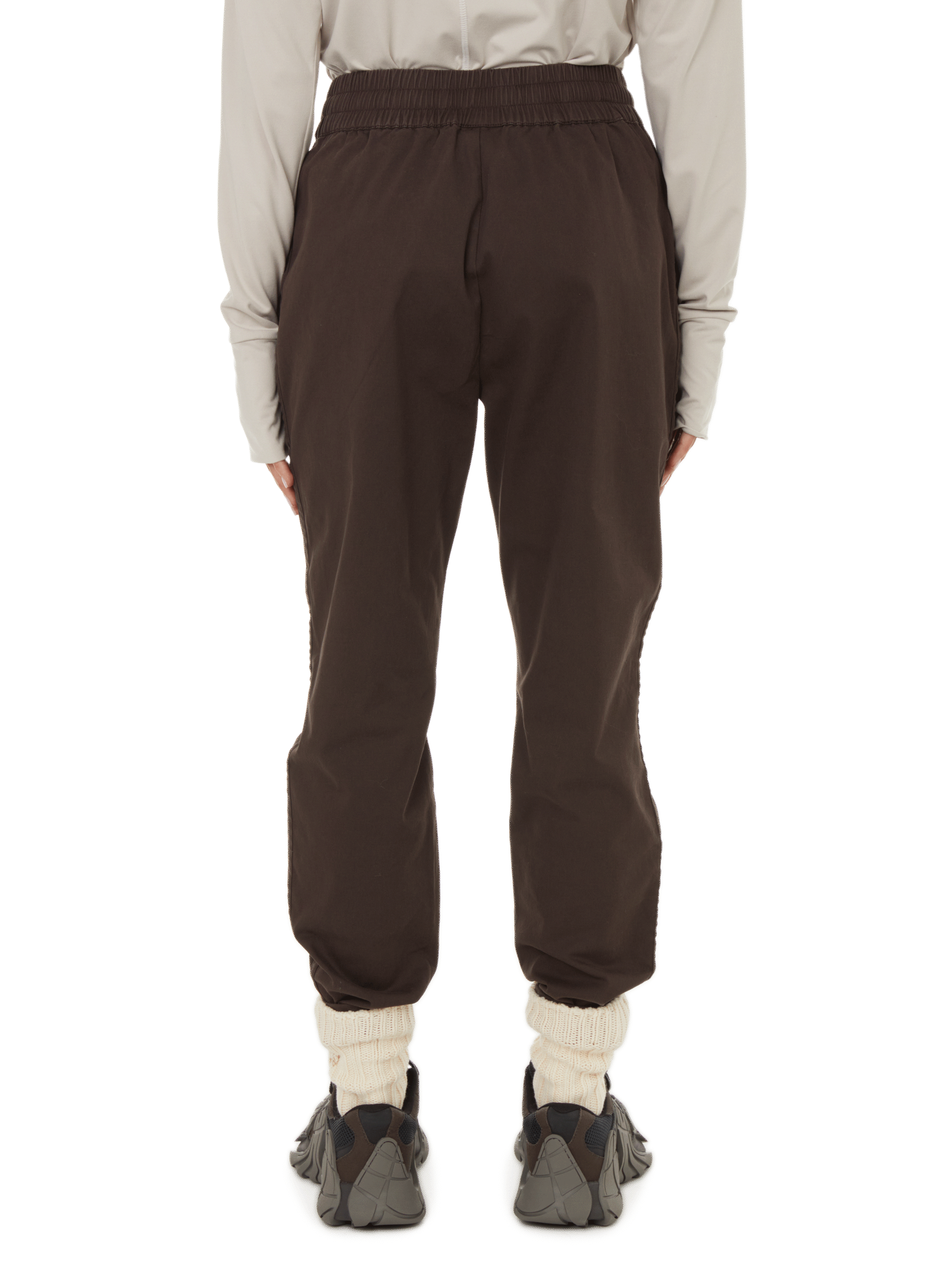 Cotton trousers VARLEY Brown