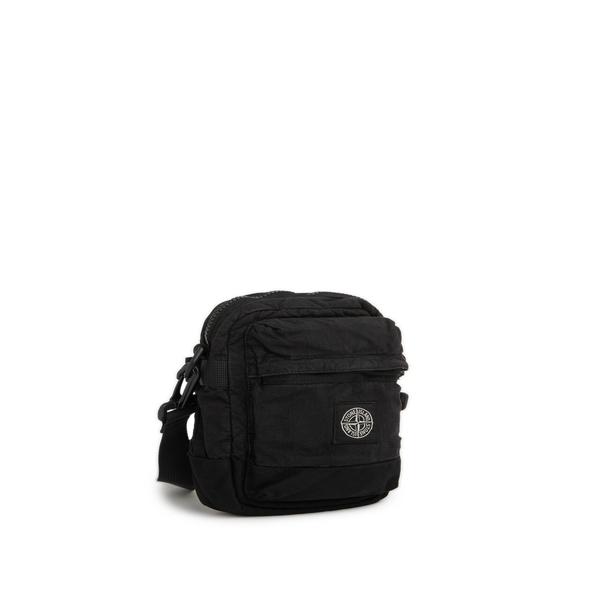 Stone Island Shoulder Bag In Black