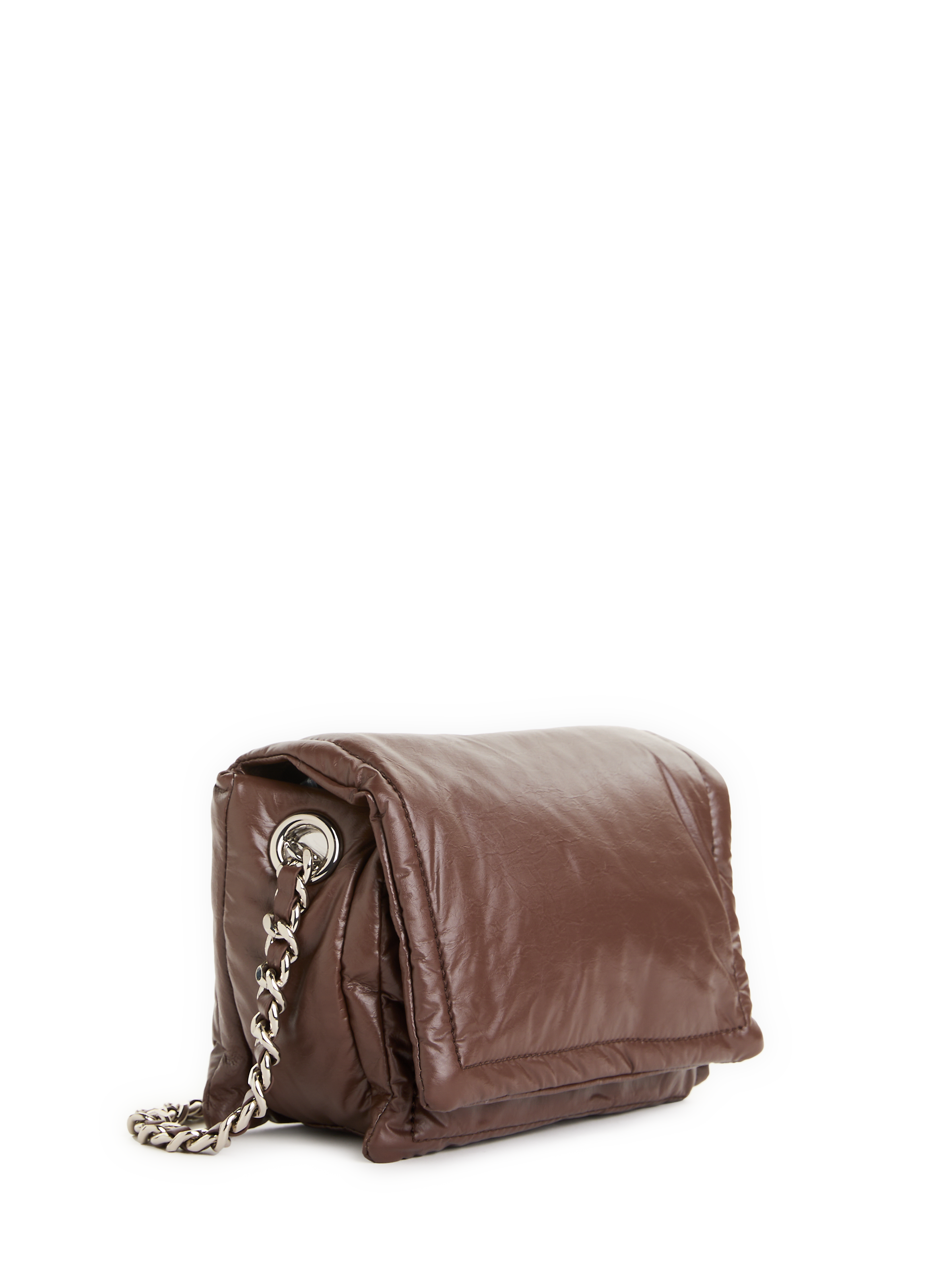 Sac à main matelassé  AU PRINTEMPS PARIS Marron