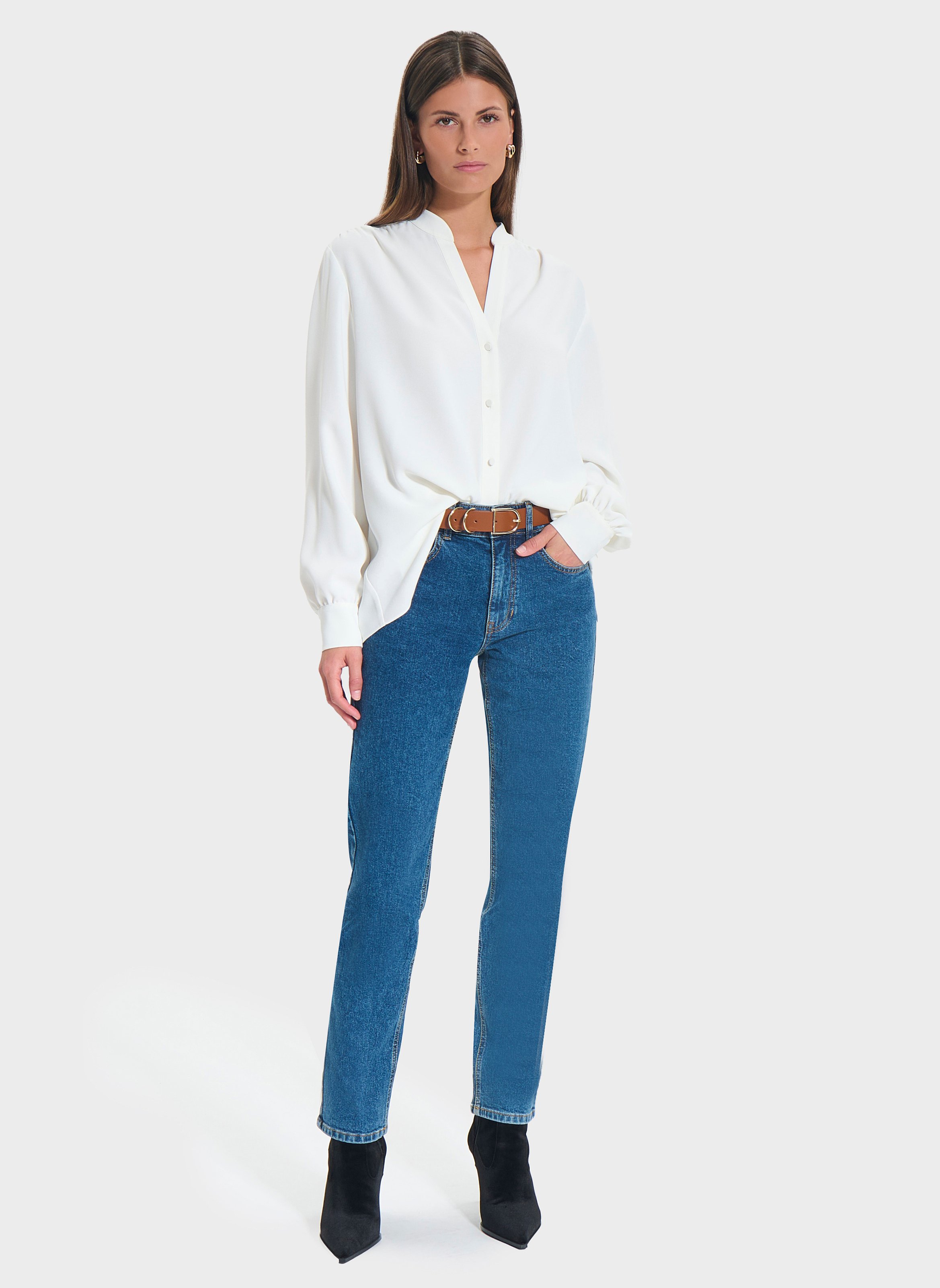 Top  tiberina ZAPA Blanc