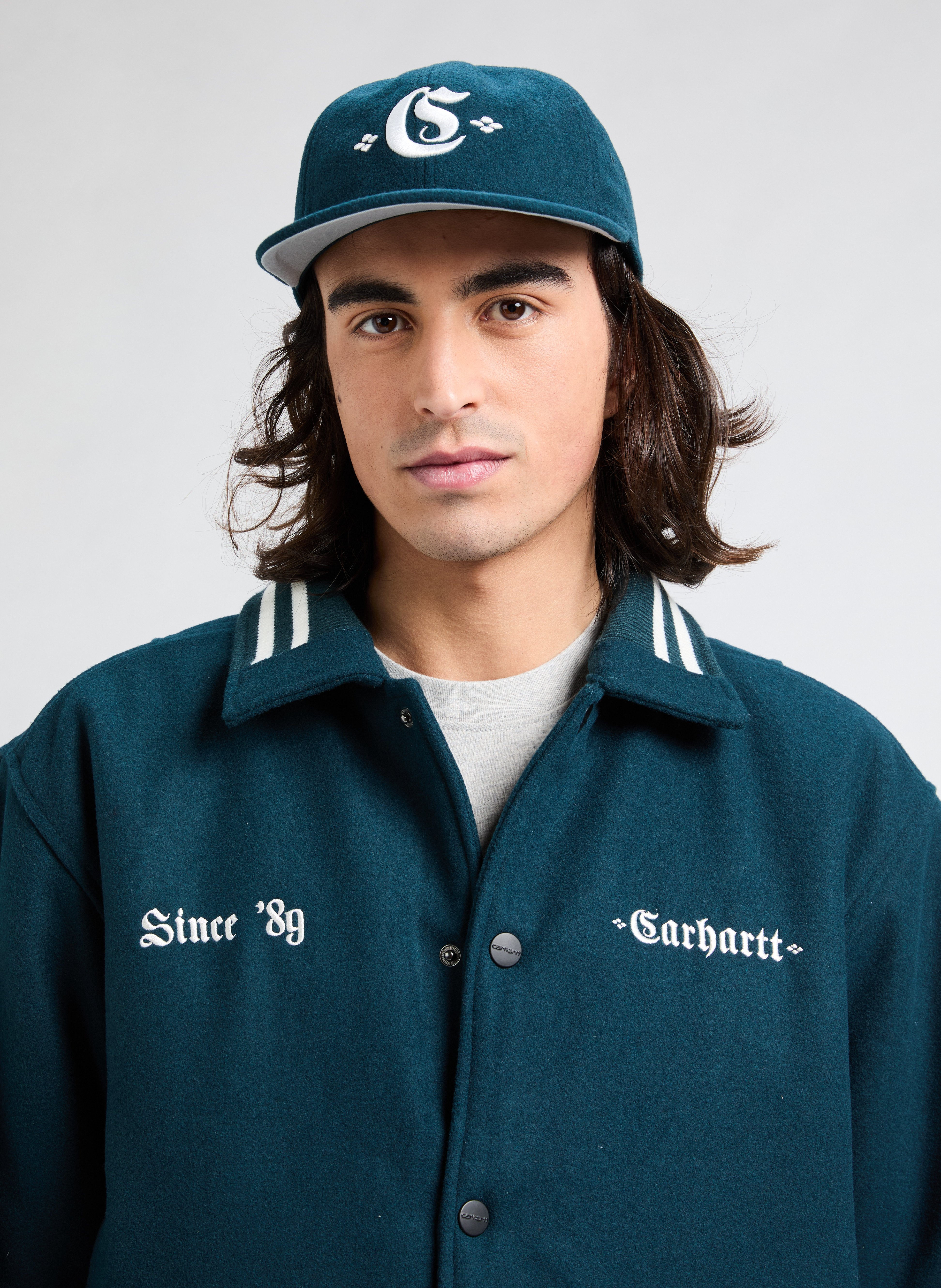 Wool jacket CARHARTT WIP Green