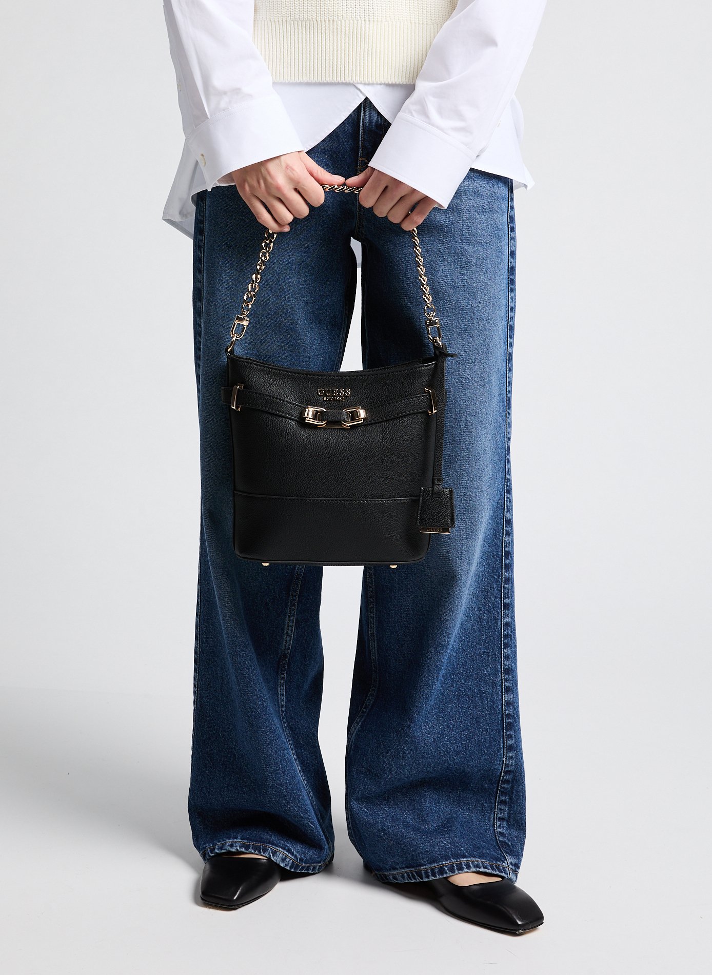 Sac à main Silvye GUESS Noir