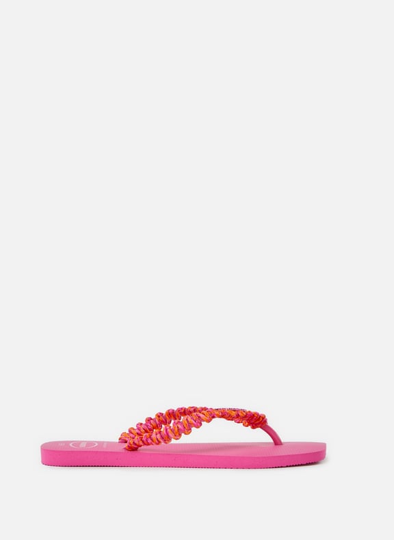 Tong tressées Rose by HAVAIANAS HAVAIANAS Tong tressées Rose