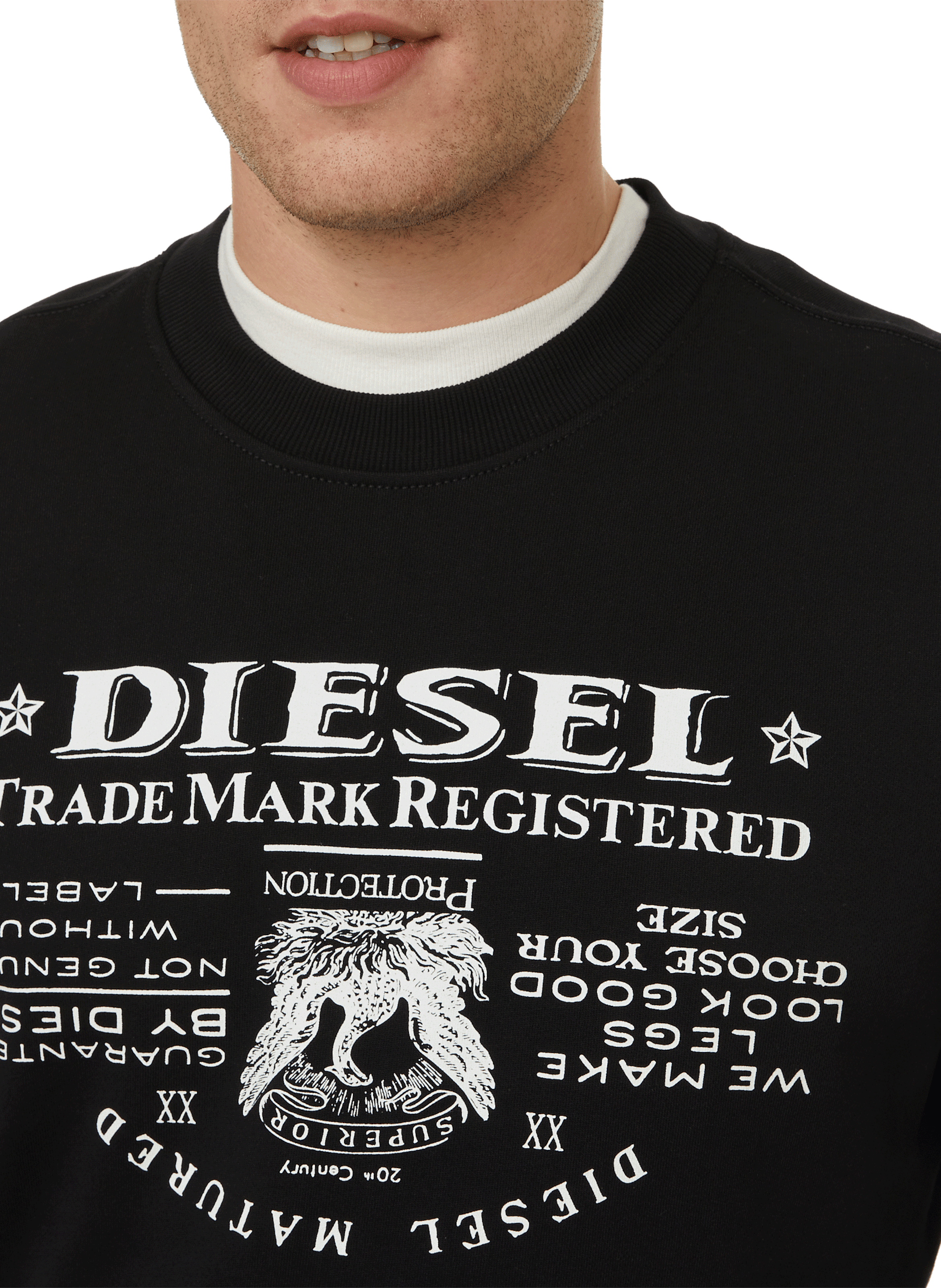 Casquette en coton  DIESEL Blanc