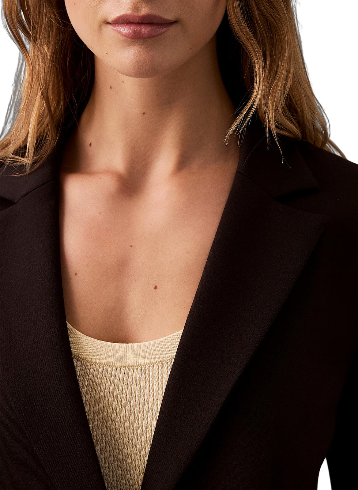 Veste blazer ajustée CALVIN KLEIN Noir