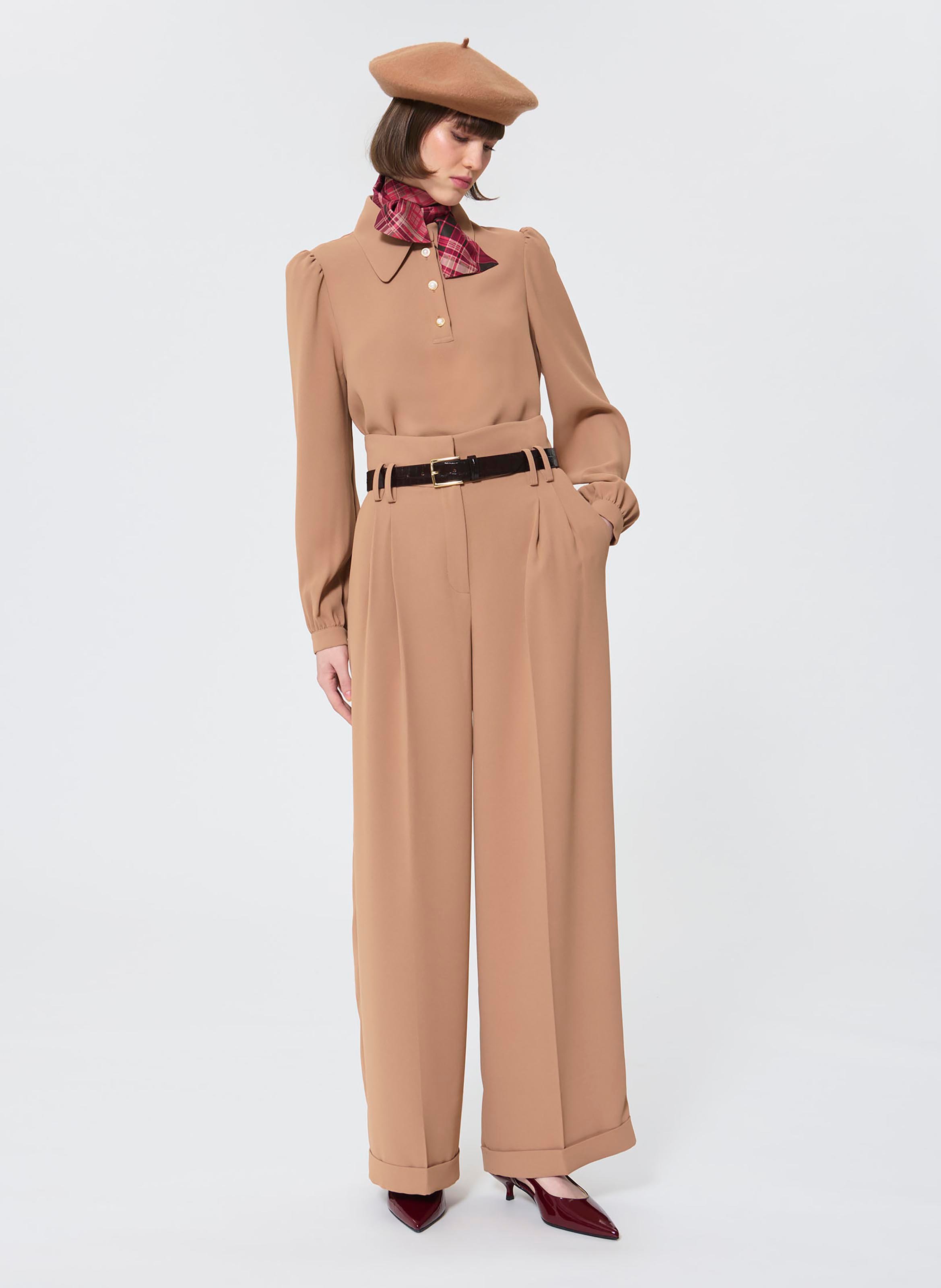 Pantalon pia TARA JARMON Marron