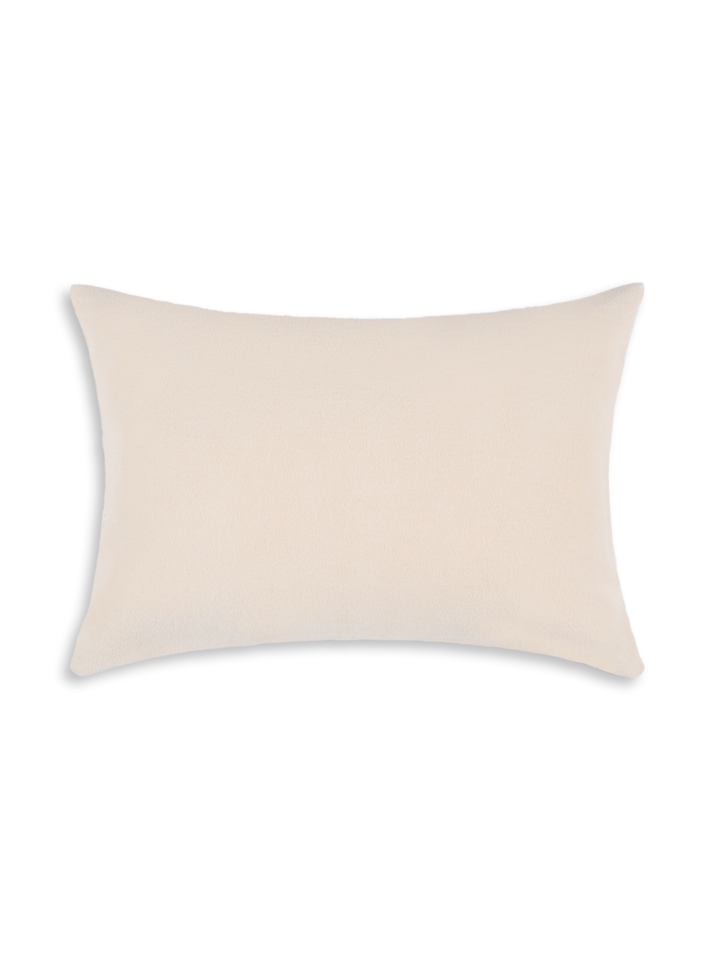 AU PRINTEMPS PARIS Housse de coussin en velours lisse Beige