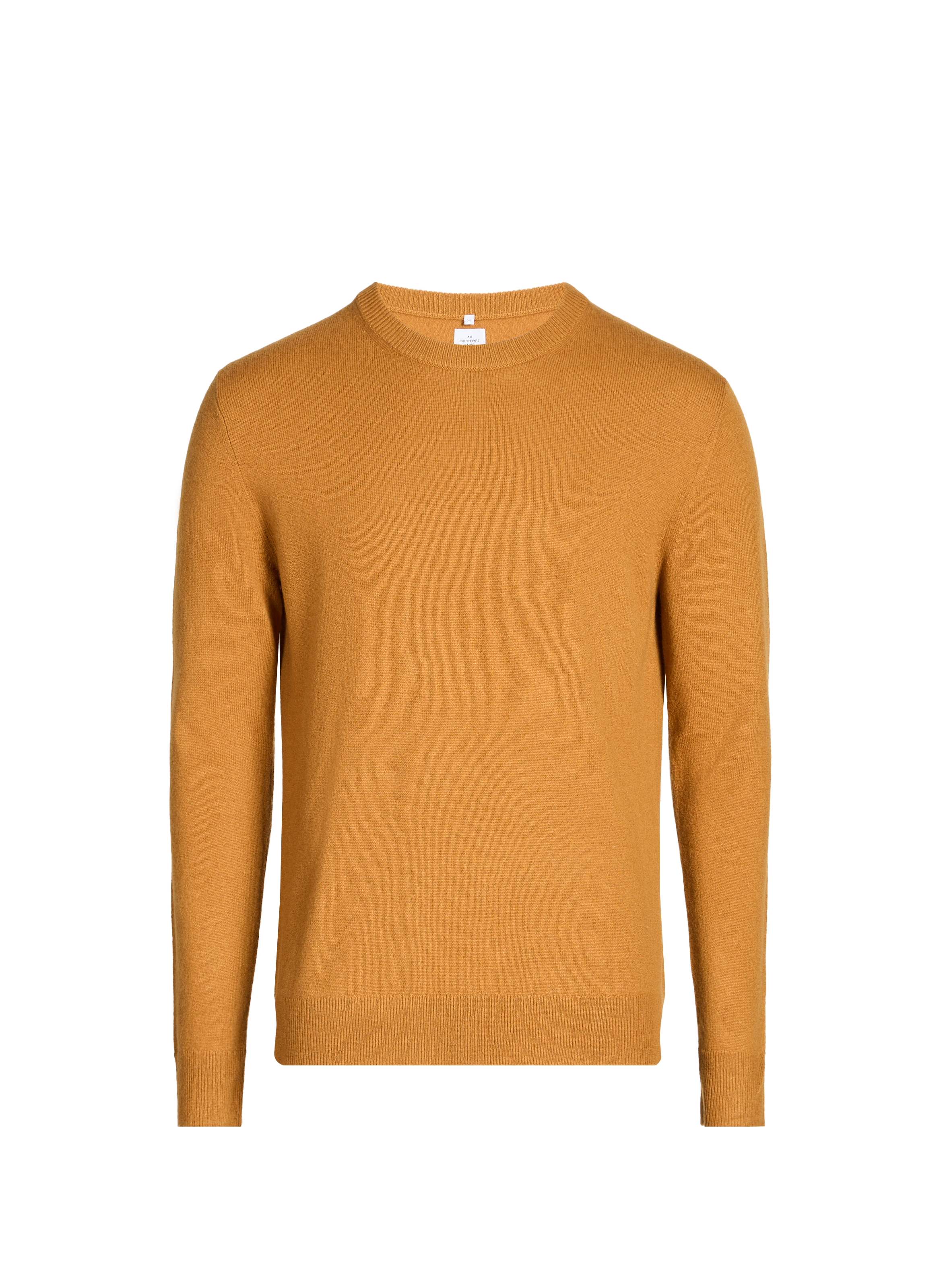 Pull col rond en cachemire AU PRINTEMPS PARIS Doré