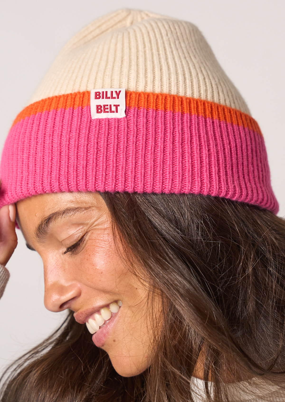 Bonnet en laine BILLYBELT Beige