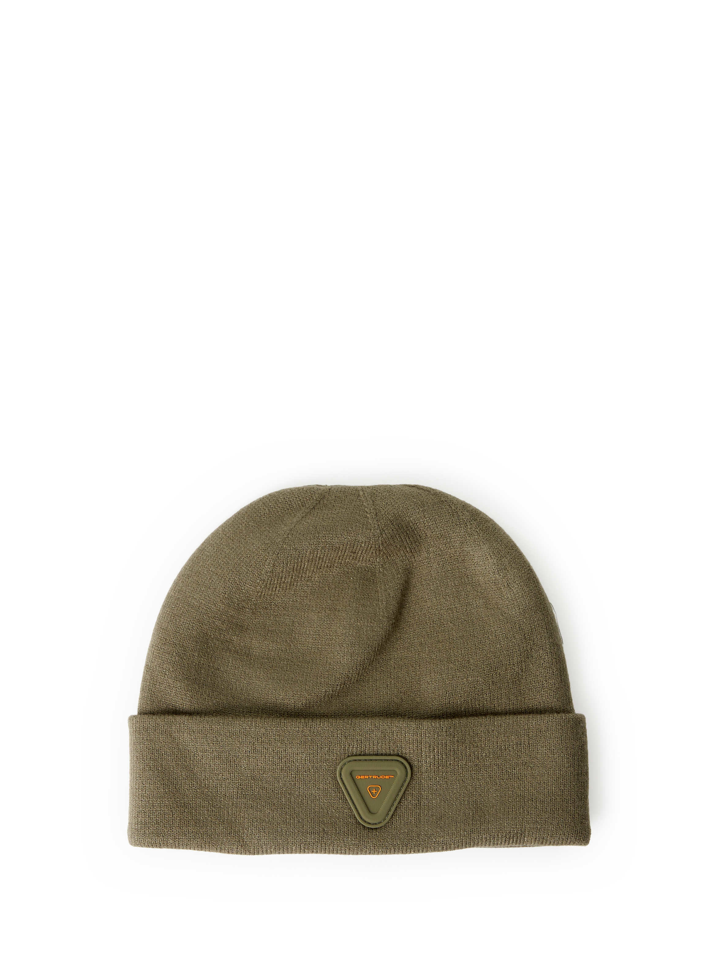GERTRUDE ET GASTON Beanie hat with turned up brim Khaki