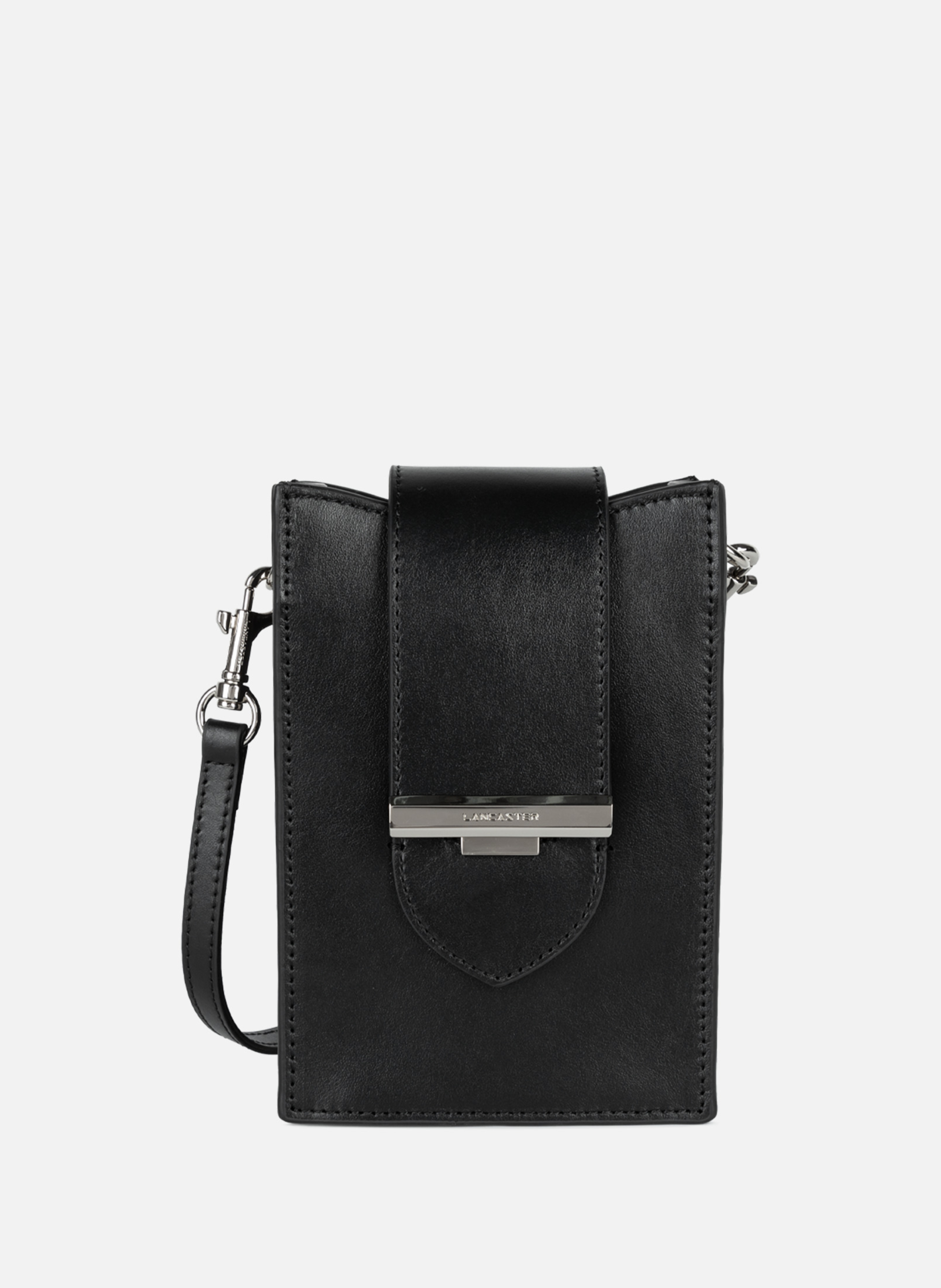 Pochette smartphone - paris ily Noir by LANCASTER LANCASTER Pochette smartphone - paris ily Noir