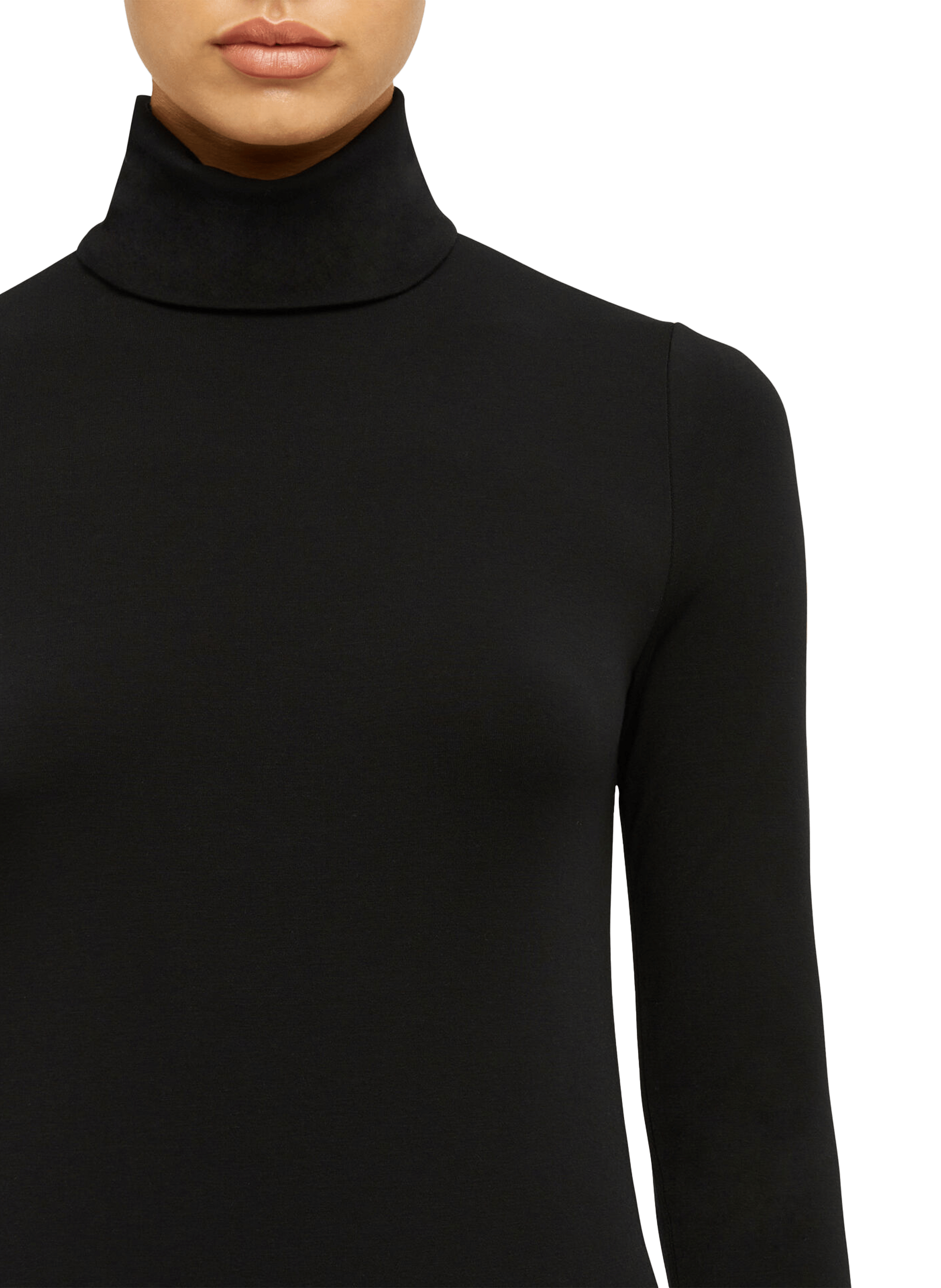 Pull col roulé WOLFORD Noir