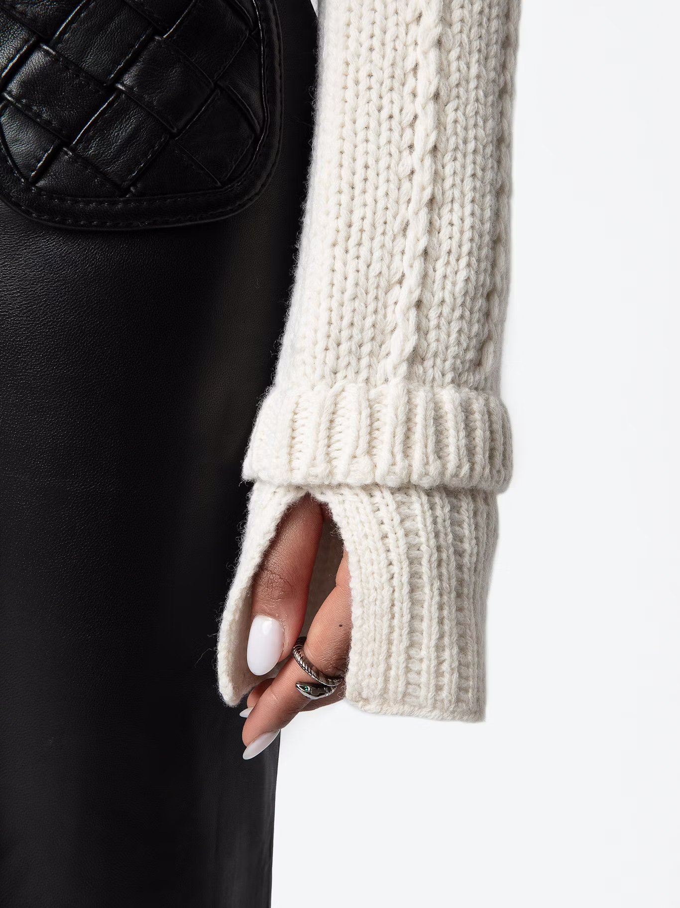 Cardigan court en laine mérinos travy ZADIG&VOLTAIRE Blanc