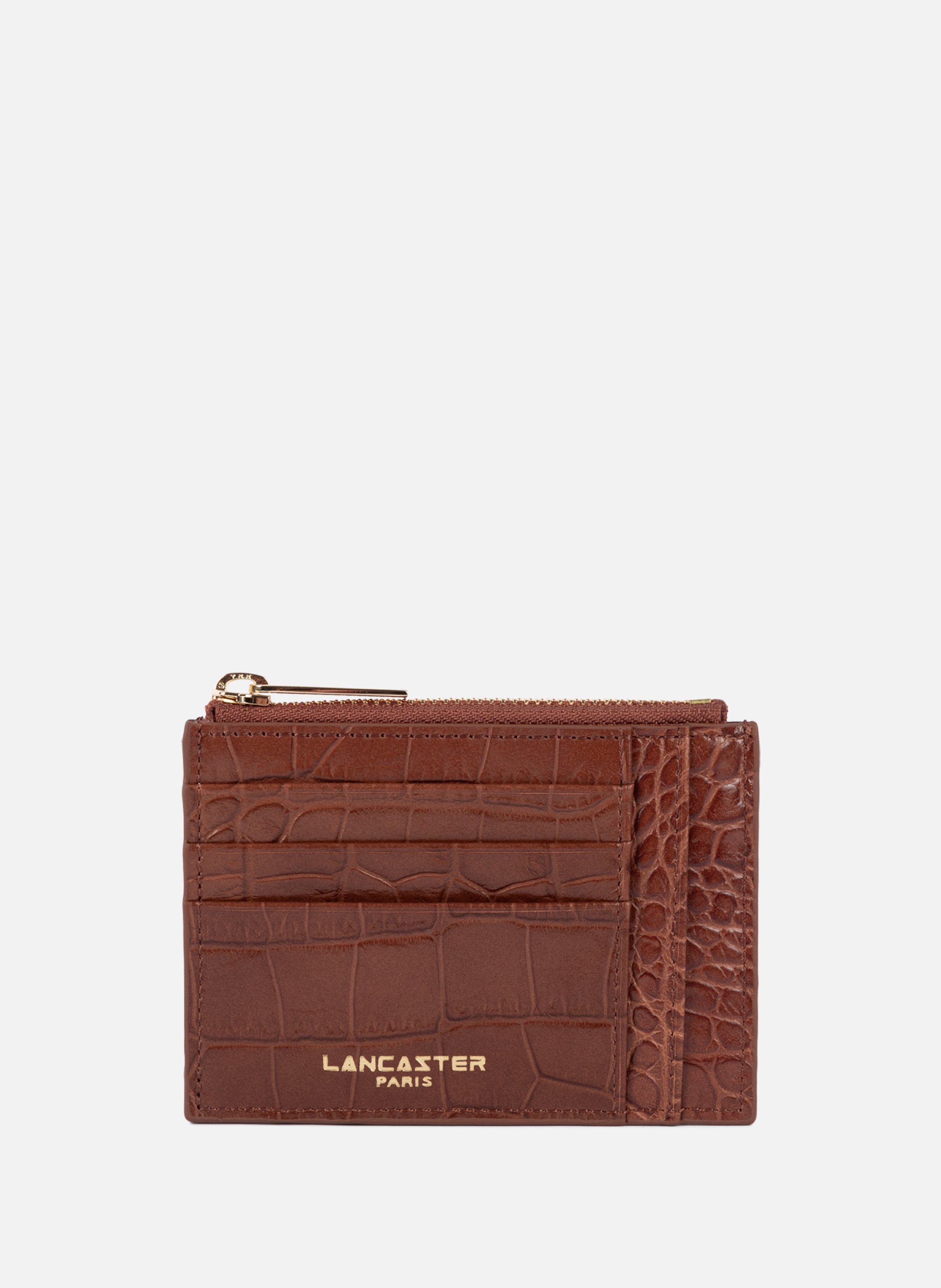LANCASTER Porte-cartes - exo Marron