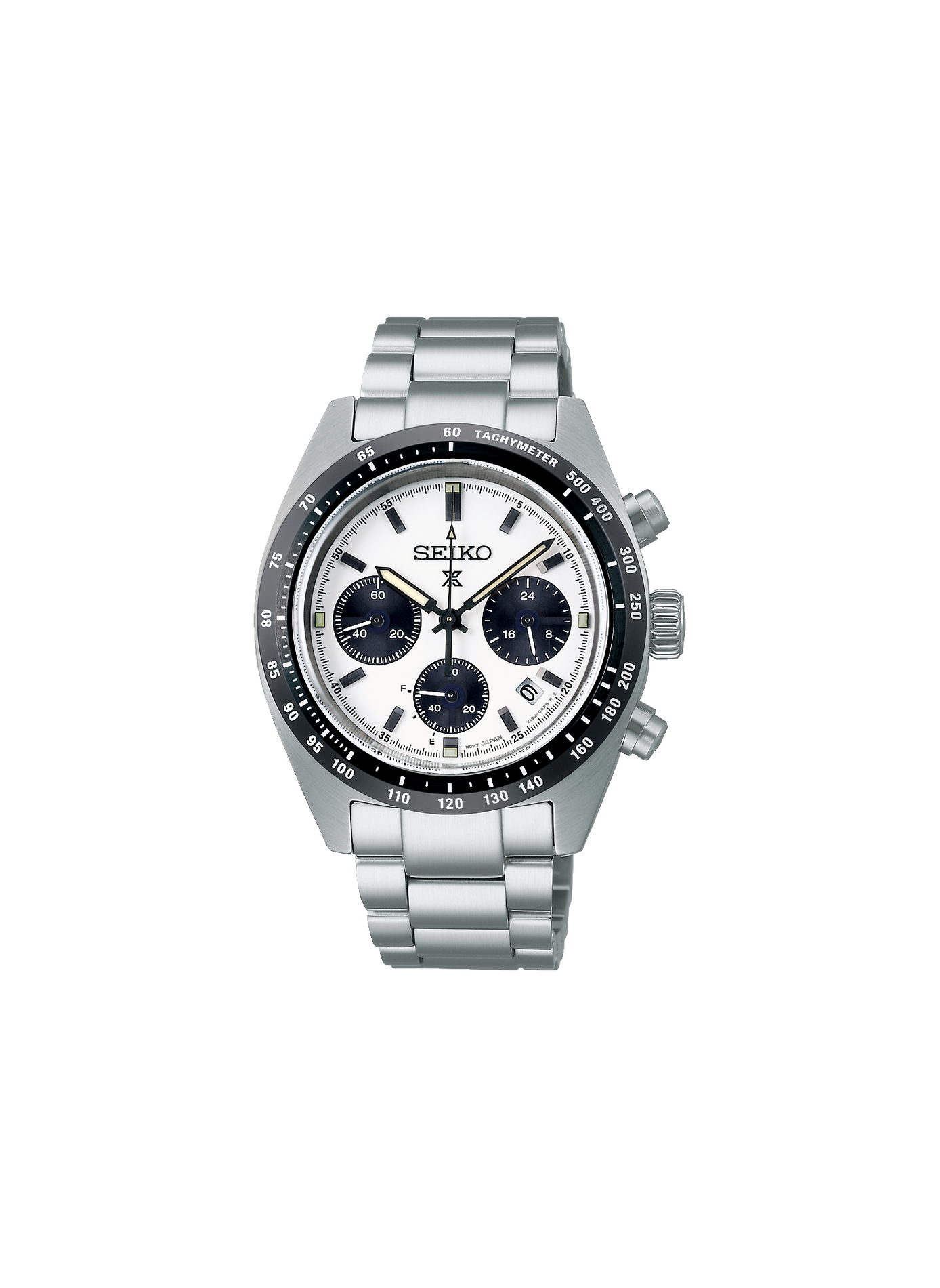 Montre quartz Prospex Speedtimer en acier SEIKO Blanc