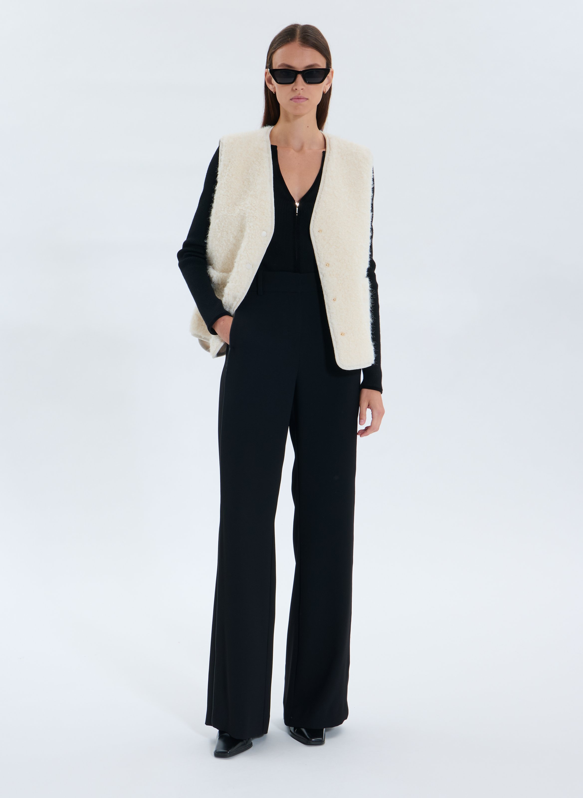 Pantalon  perle ZAPA Noir