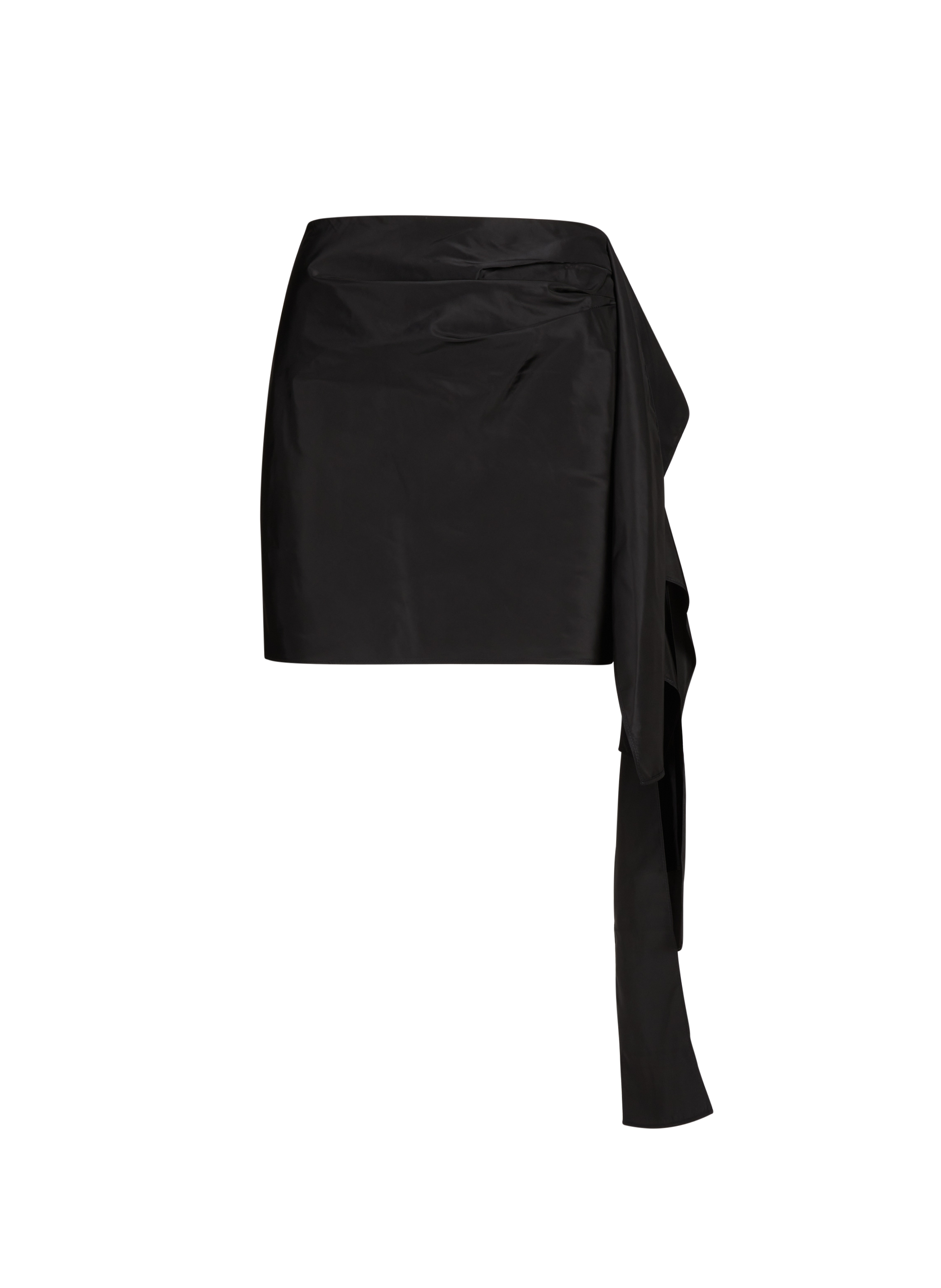 TIBI Jupe mini à rubans Noir