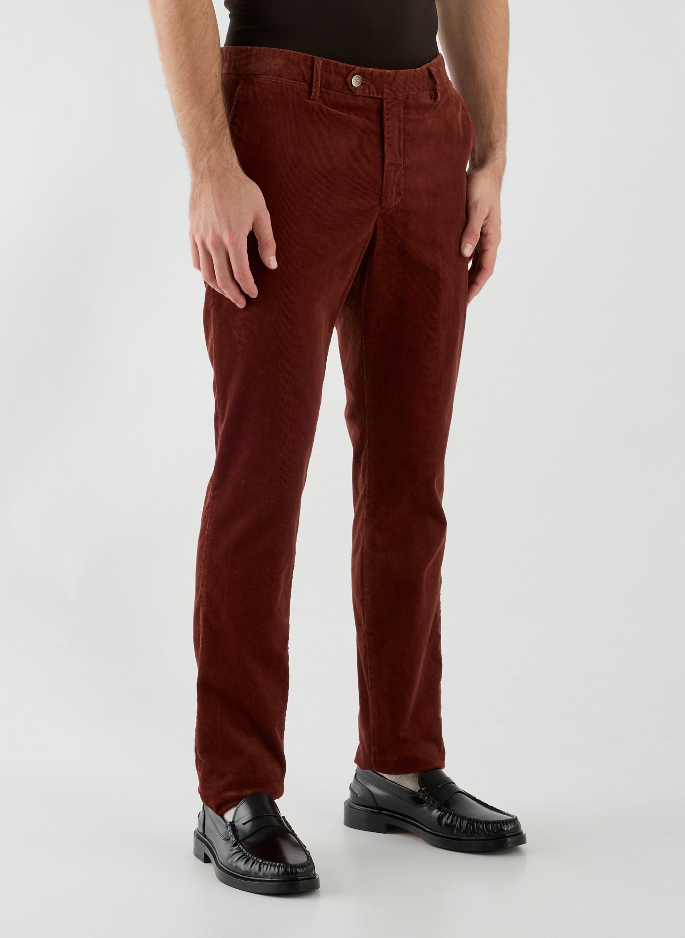 Cotton chino trousers HACKETT Brown