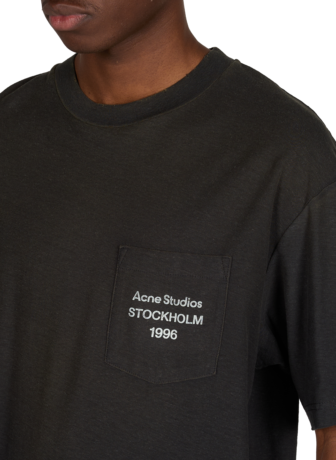 Classic Cotton T-Shirt ACNE STUDIOS Black