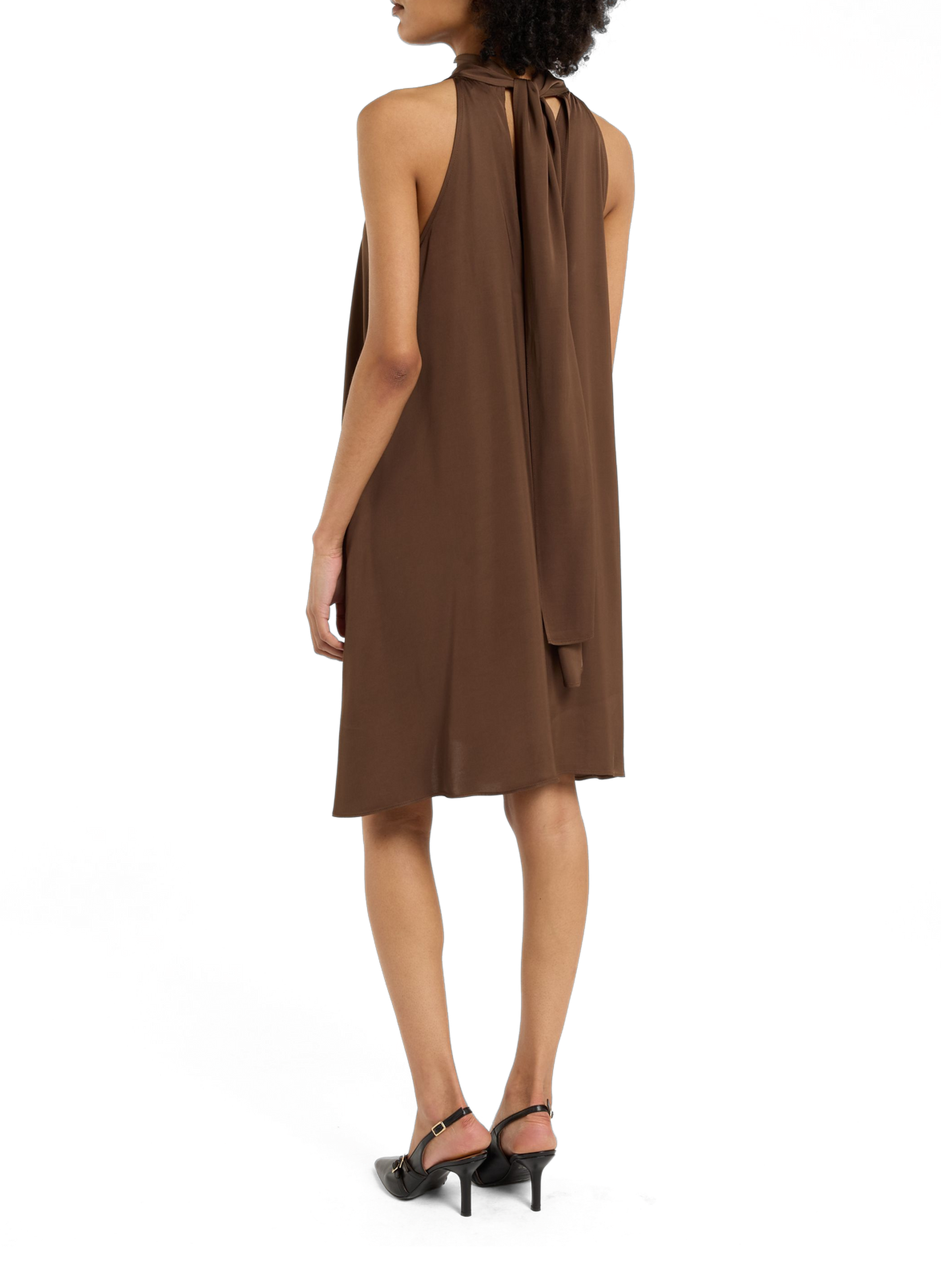 Robe courte en voile Arop SAISON 1865 Marron