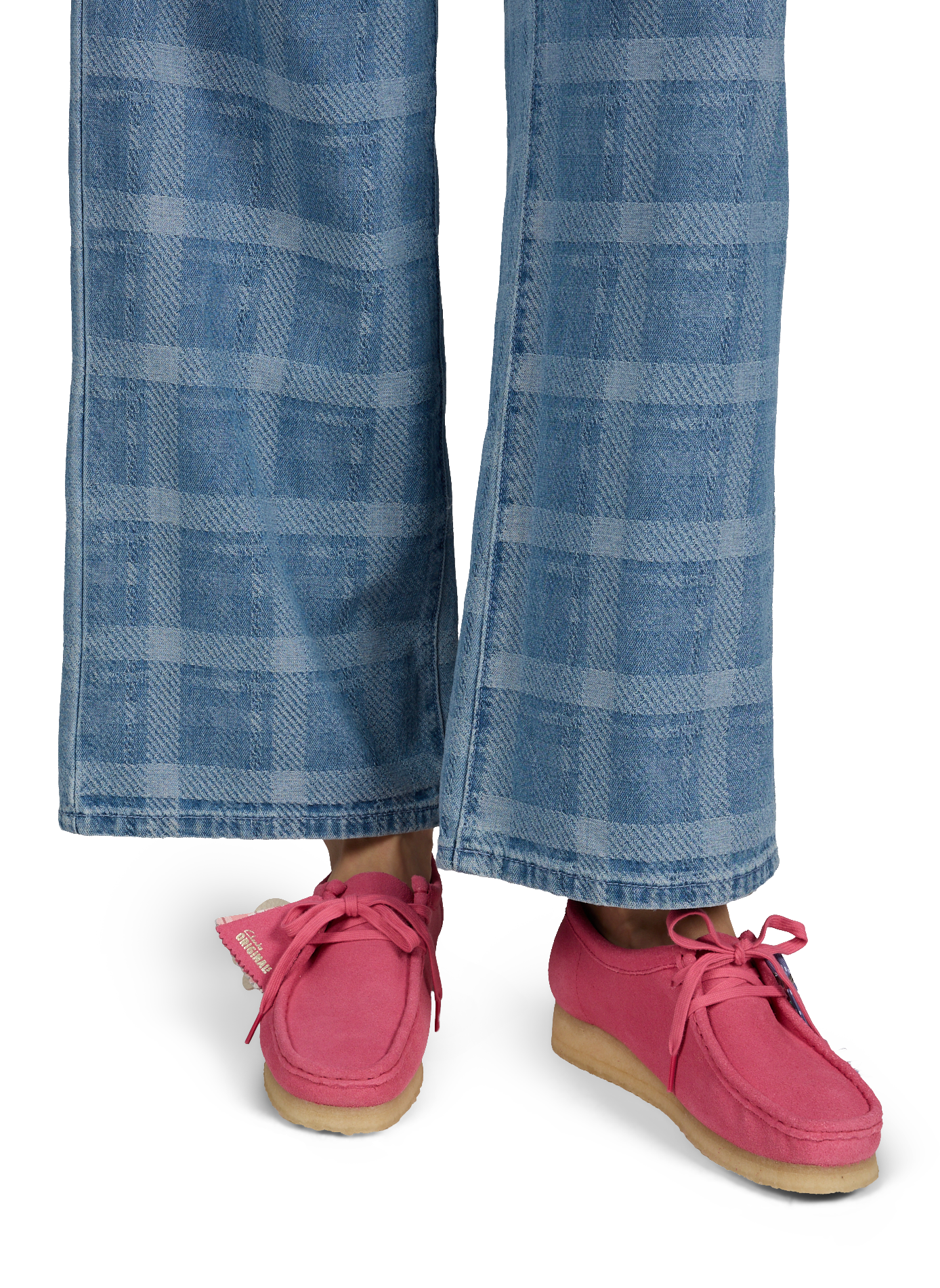 Wallabee suede leather moccasins CLARKS Pink