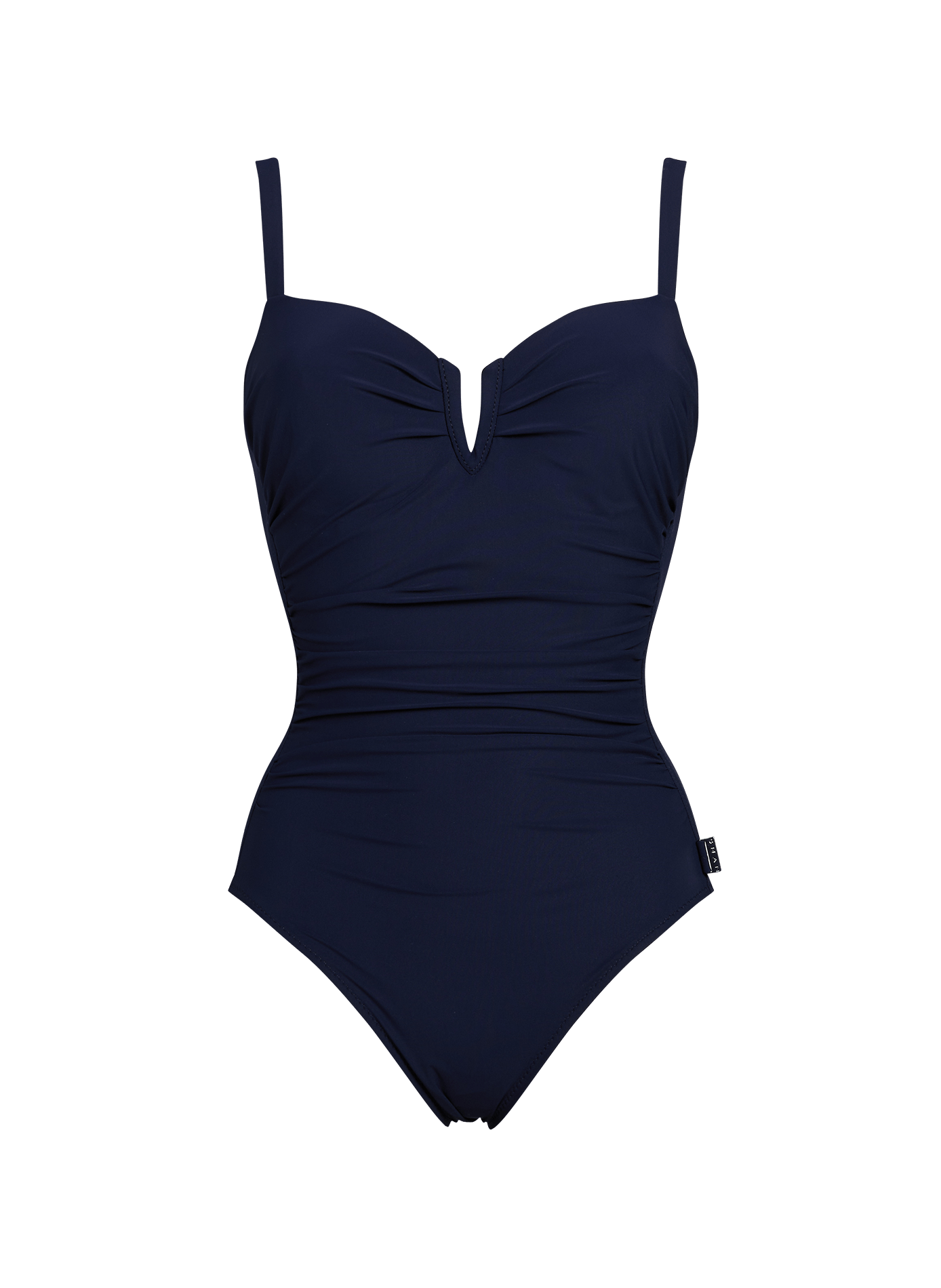 Maillot de bain une pièce uni SHAN Bleu