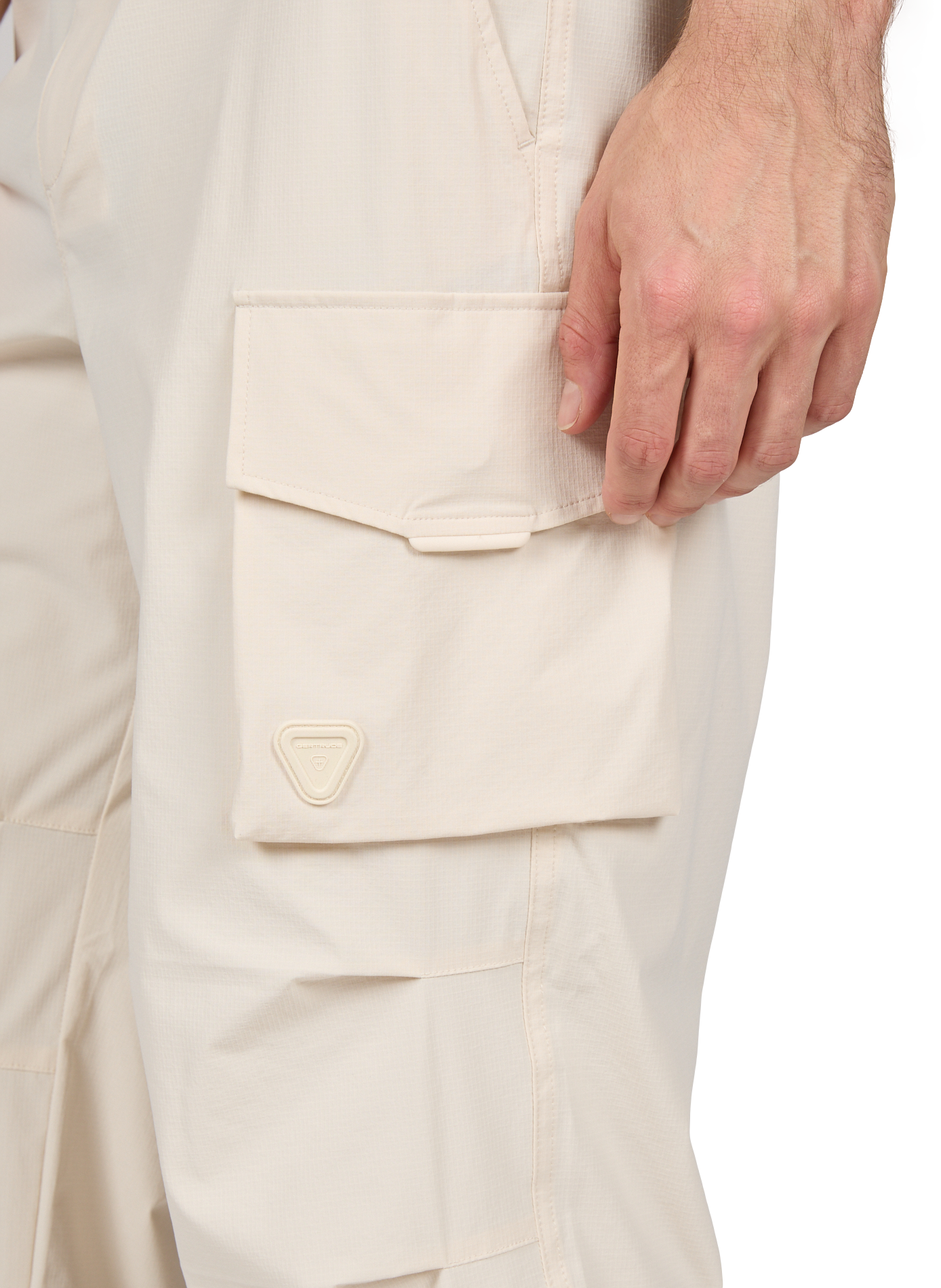 Pantalon cargo Tamano ripstop stretch avec poches  GERTRUDE ET GASTON Beige
