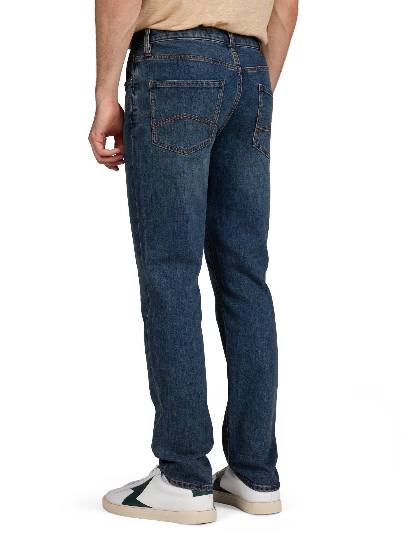 Jean slim en coton mélangé ARMANI EXCHANGE Bleu