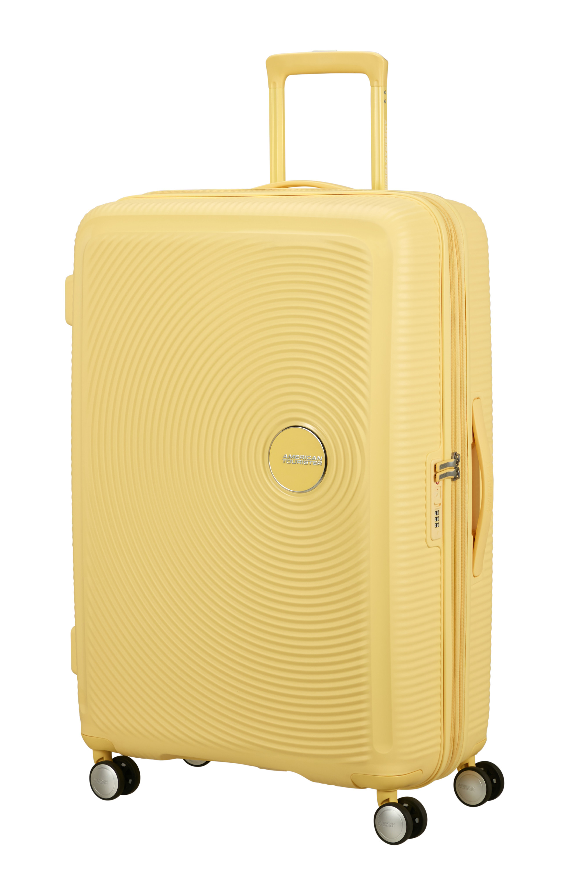 Soundbox valise 4 roues taille l  Pastel yellow