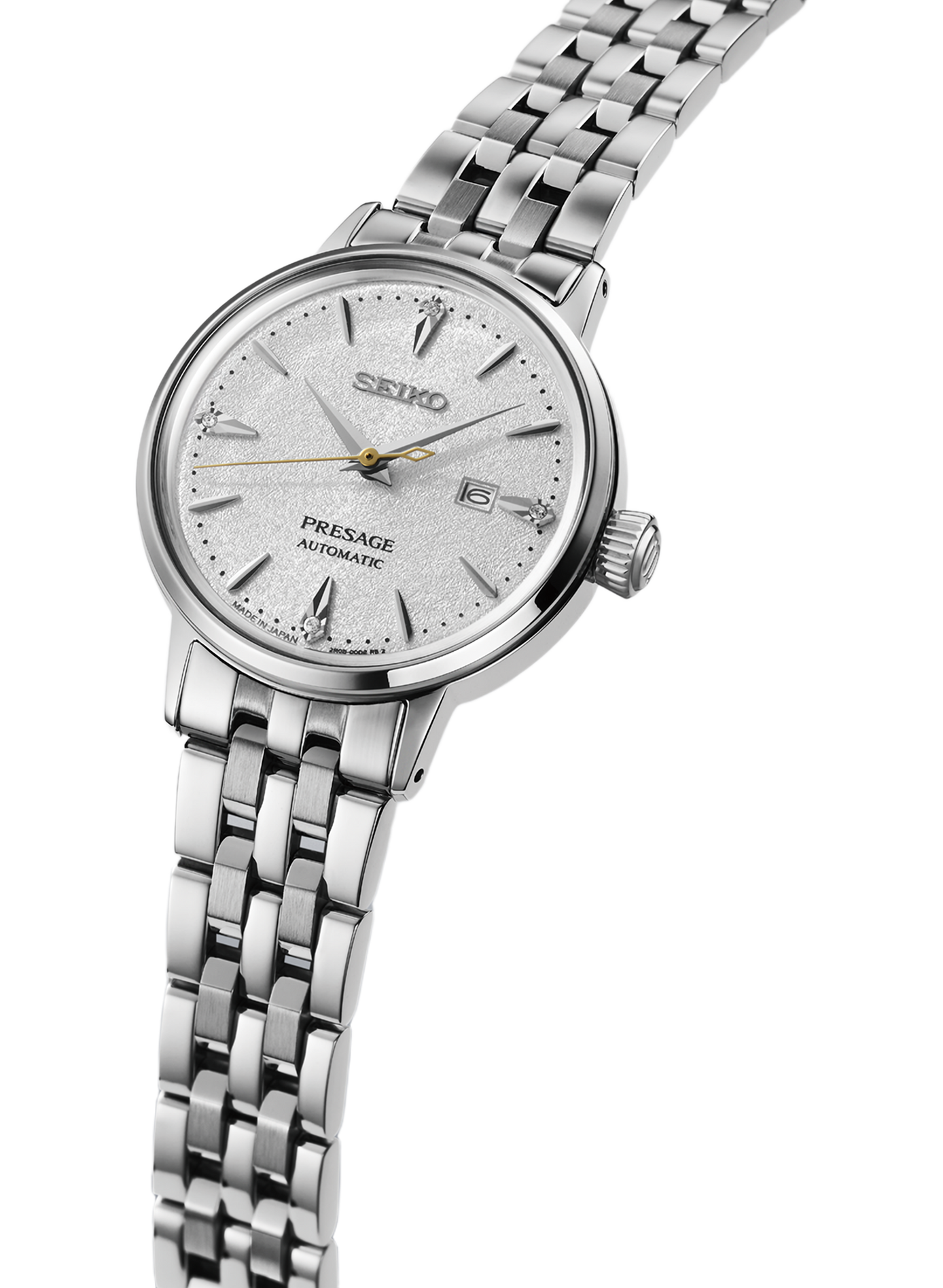 Montre automatique Presage en acier inoxydable SEIKO Blanc