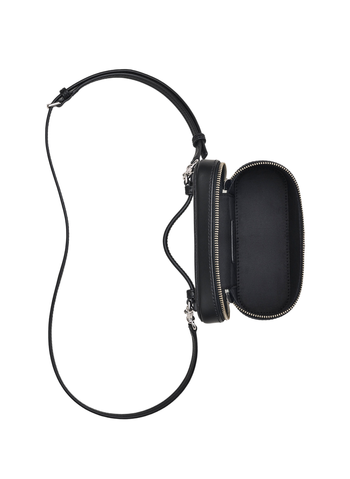 Die The Vanity Lederhandtasche MARC JACOBS Schwarz