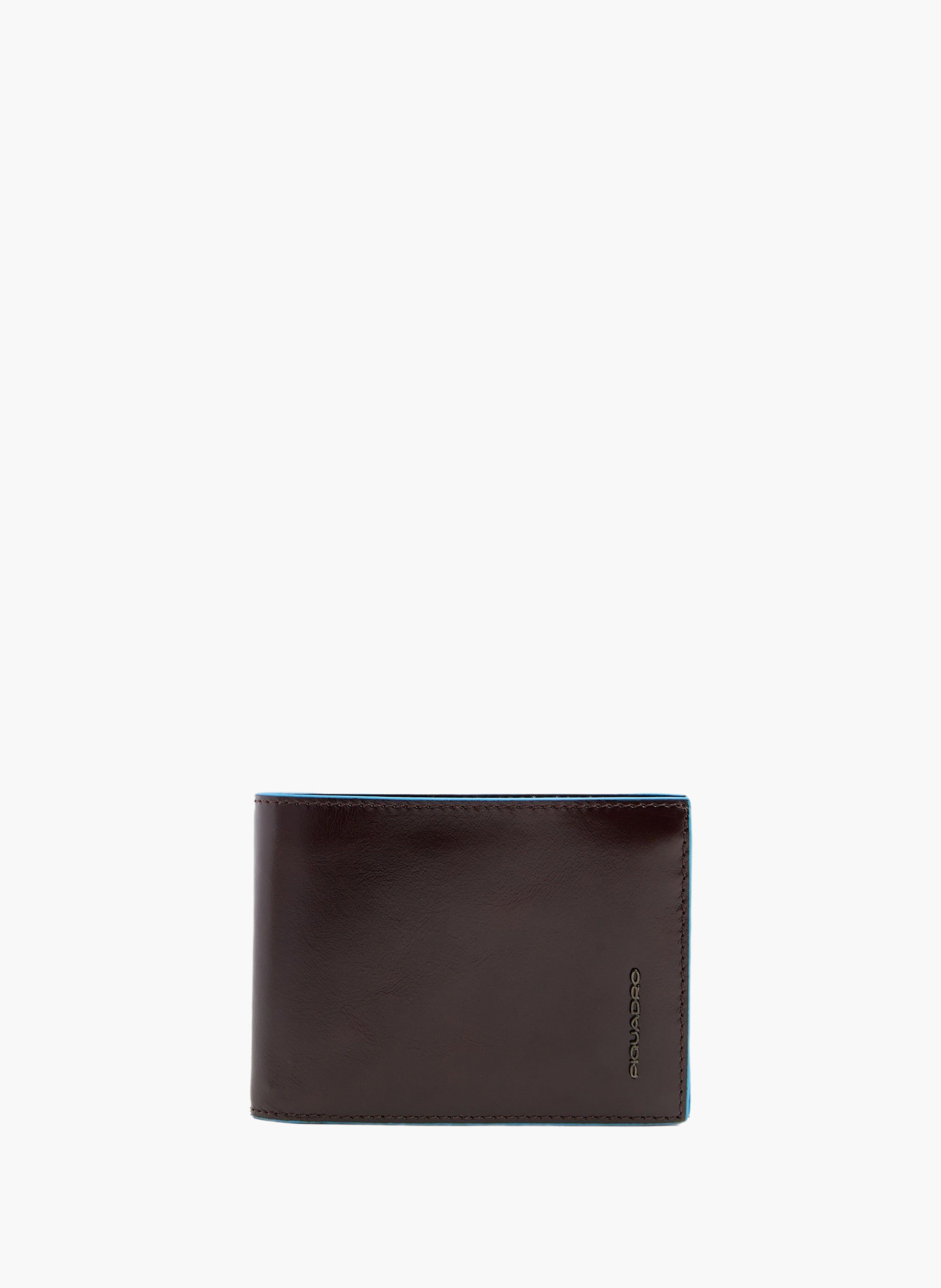 Men’s wallet with flip up id window PIQUADRO Brown
