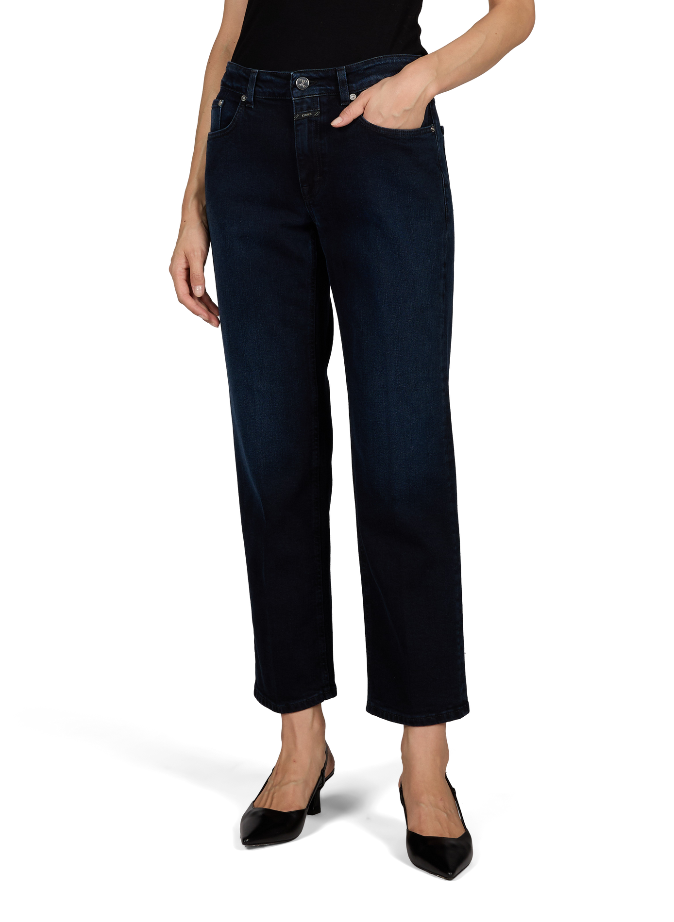 Straight leg Milo jeans in cotton CLOSED Blue