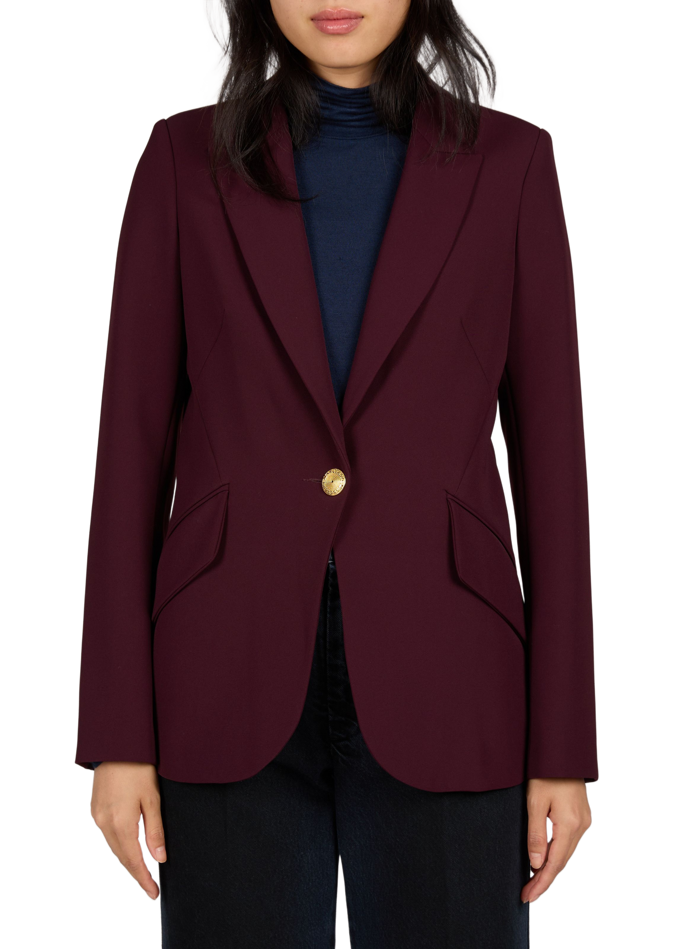 Blazer cintré uni GUESS Noir