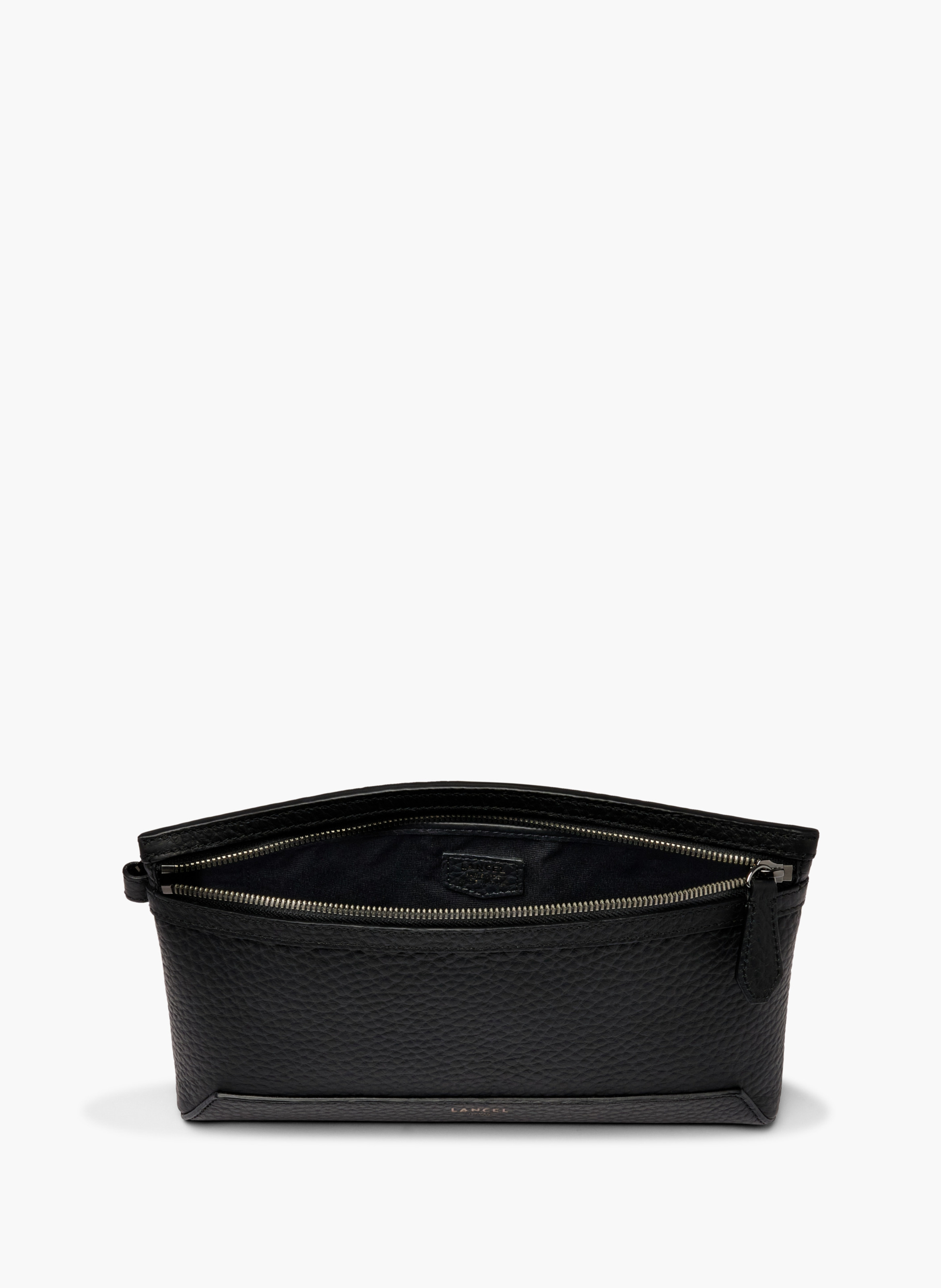 Pochette zippée s milo de lancel en cuir LANCEL Noir