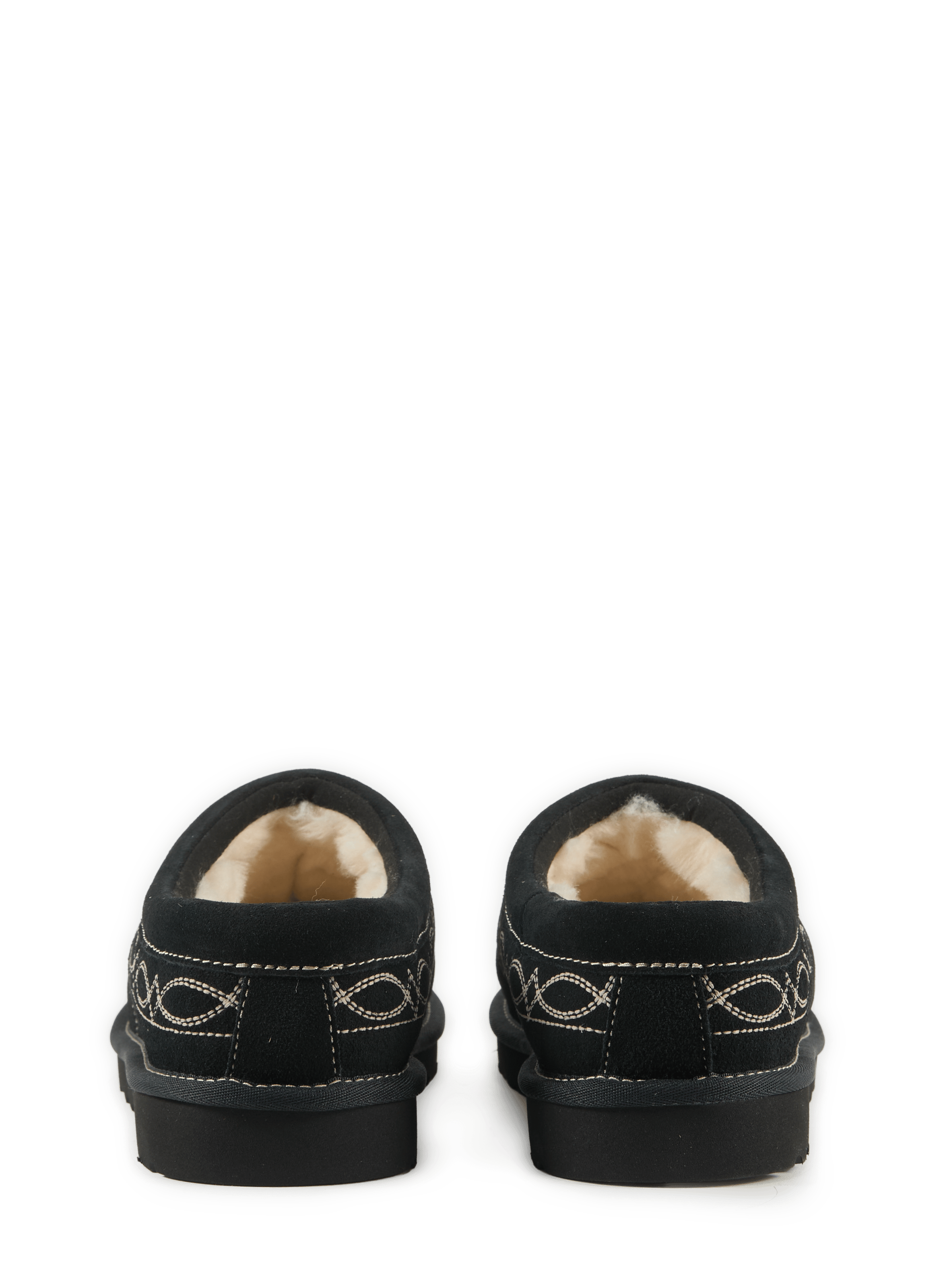 Tasman Western Leather Slippers UGG Black
