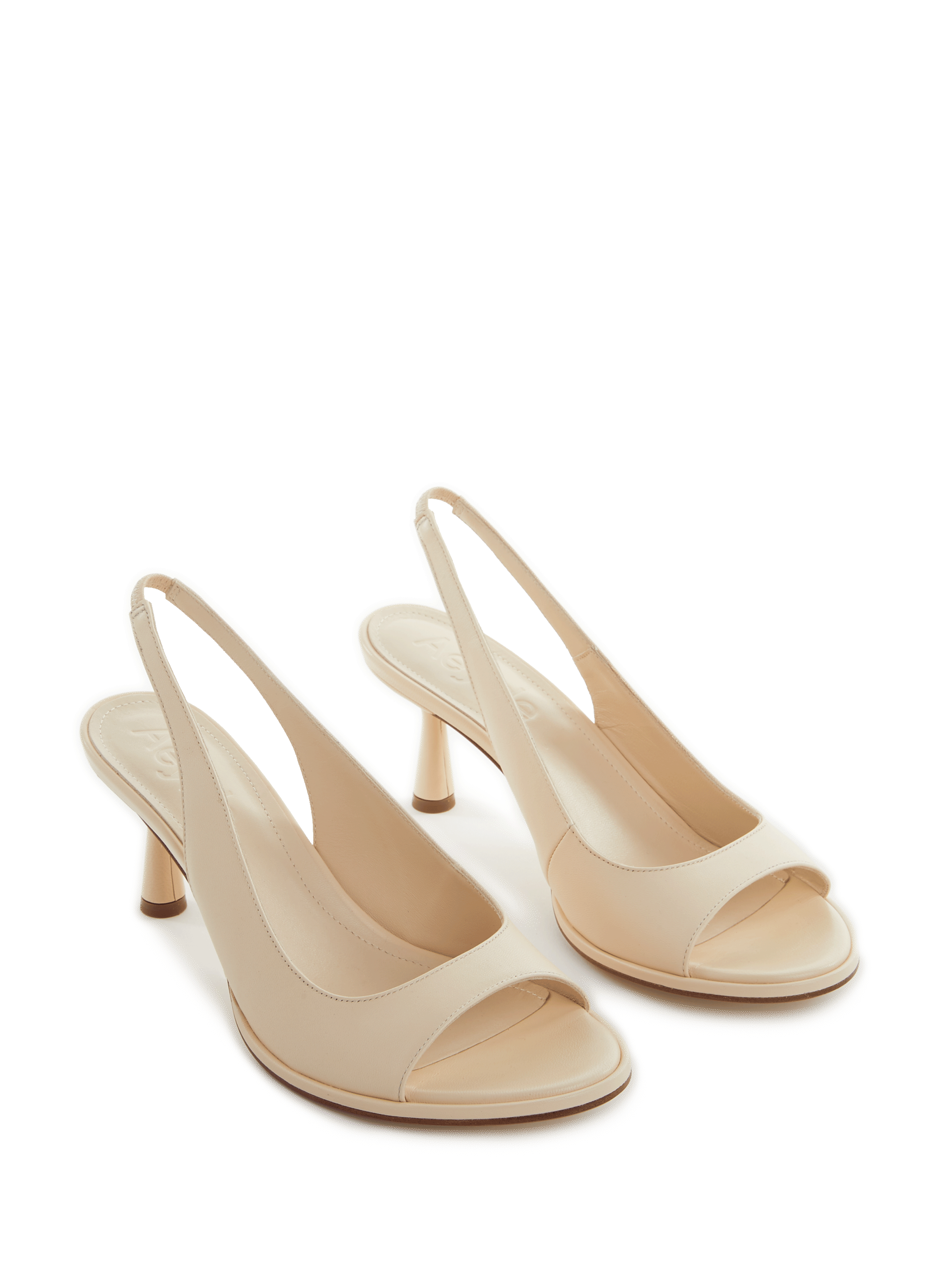 Slingback Miranda en cuir AEYDE Beige