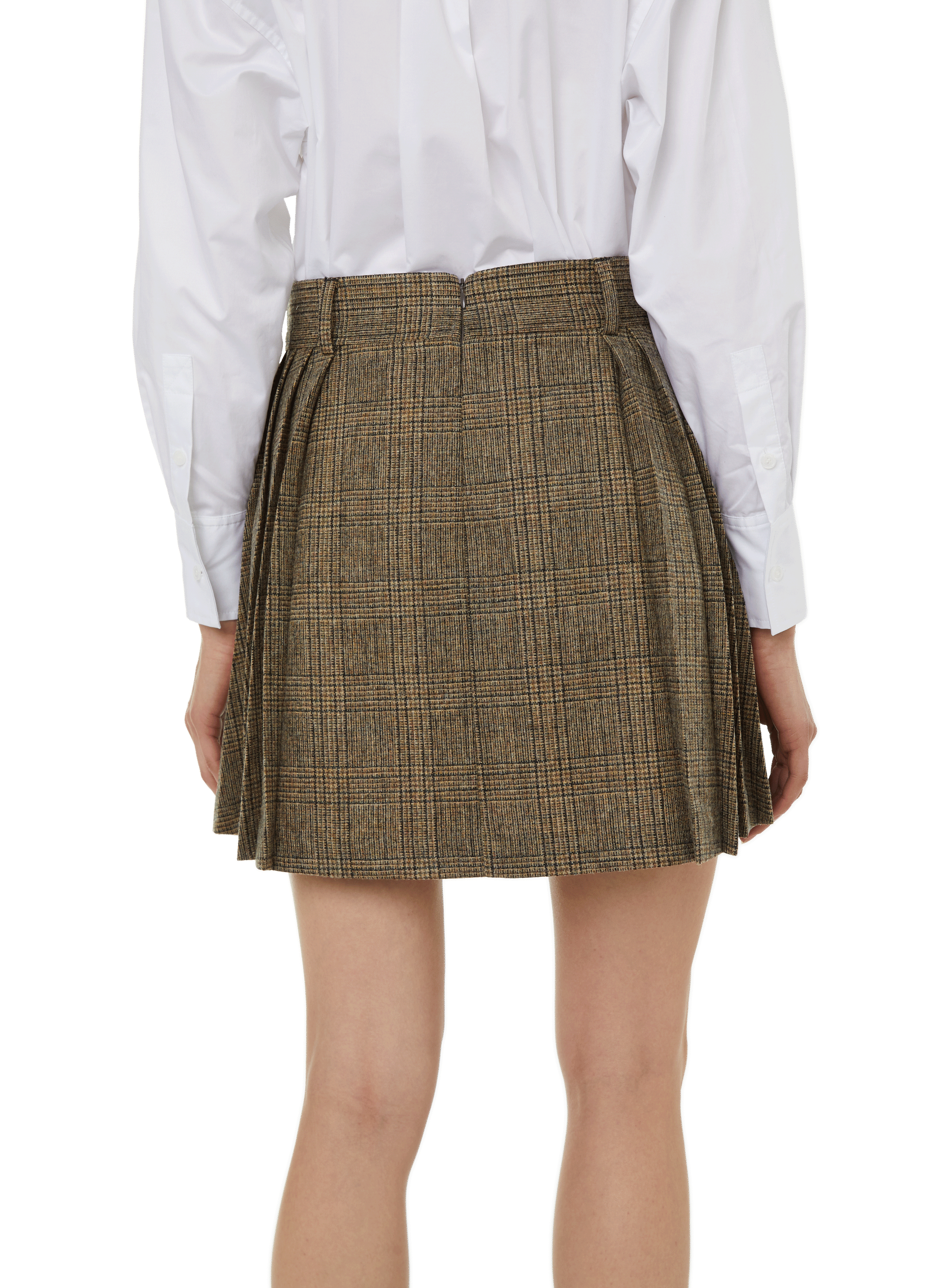 Jupe à motif en laine SAISON 1865 Multicolore