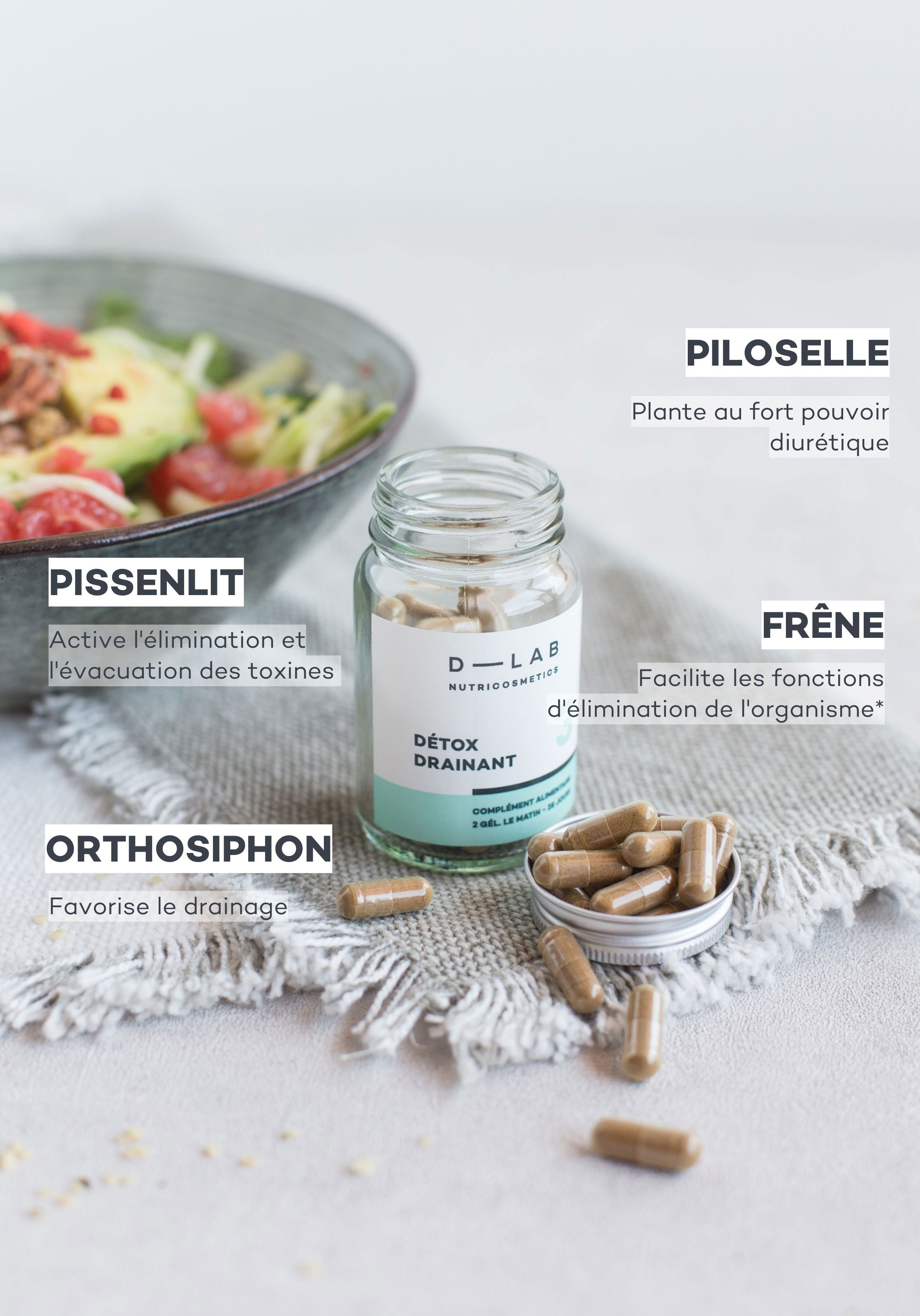 Draining Detox D-LAB NUTRICOSMETICS No color