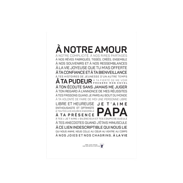 Affiche Papa