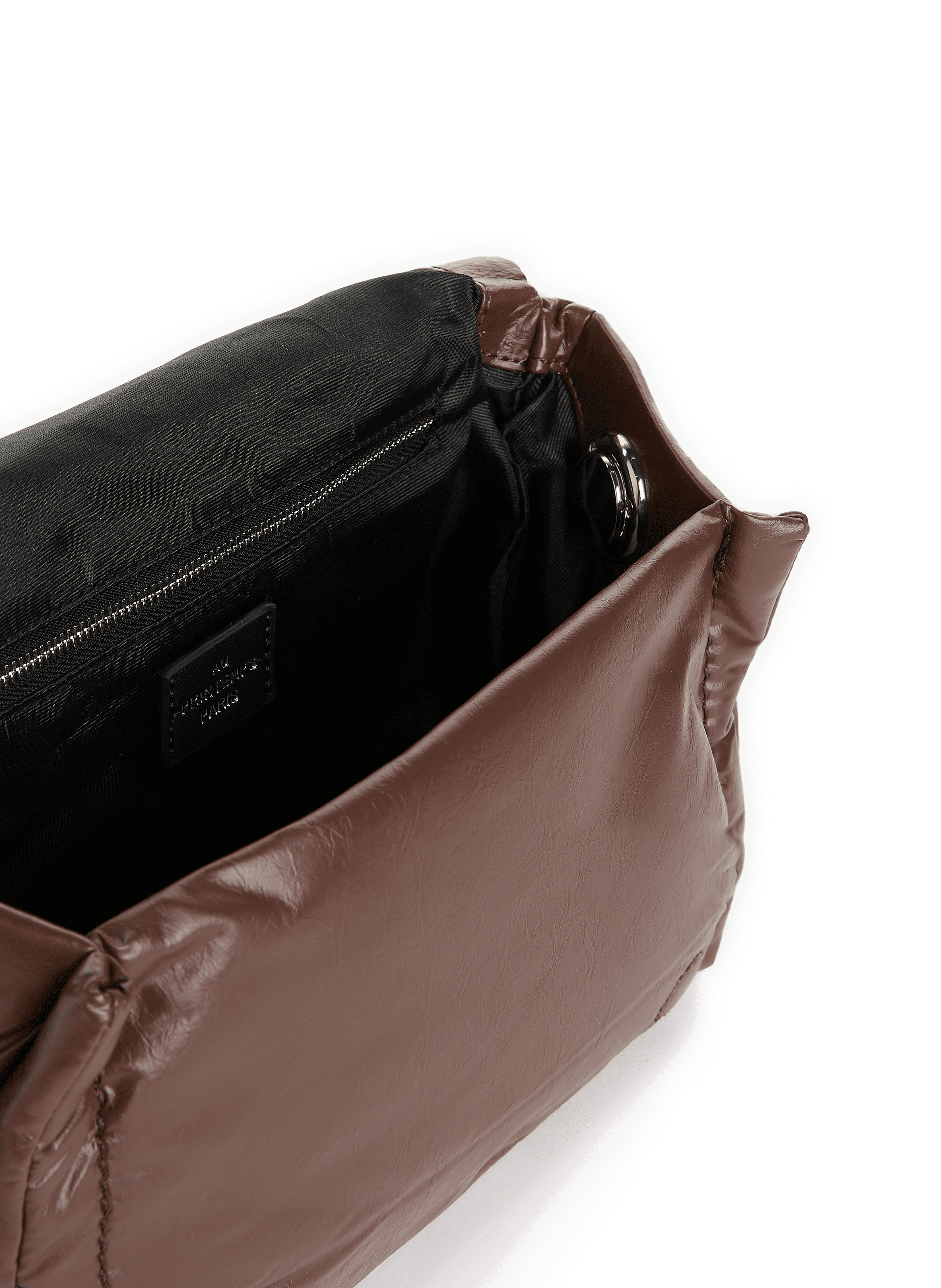 Sac à main matelassé  AU PRINTEMPS PARIS Marron