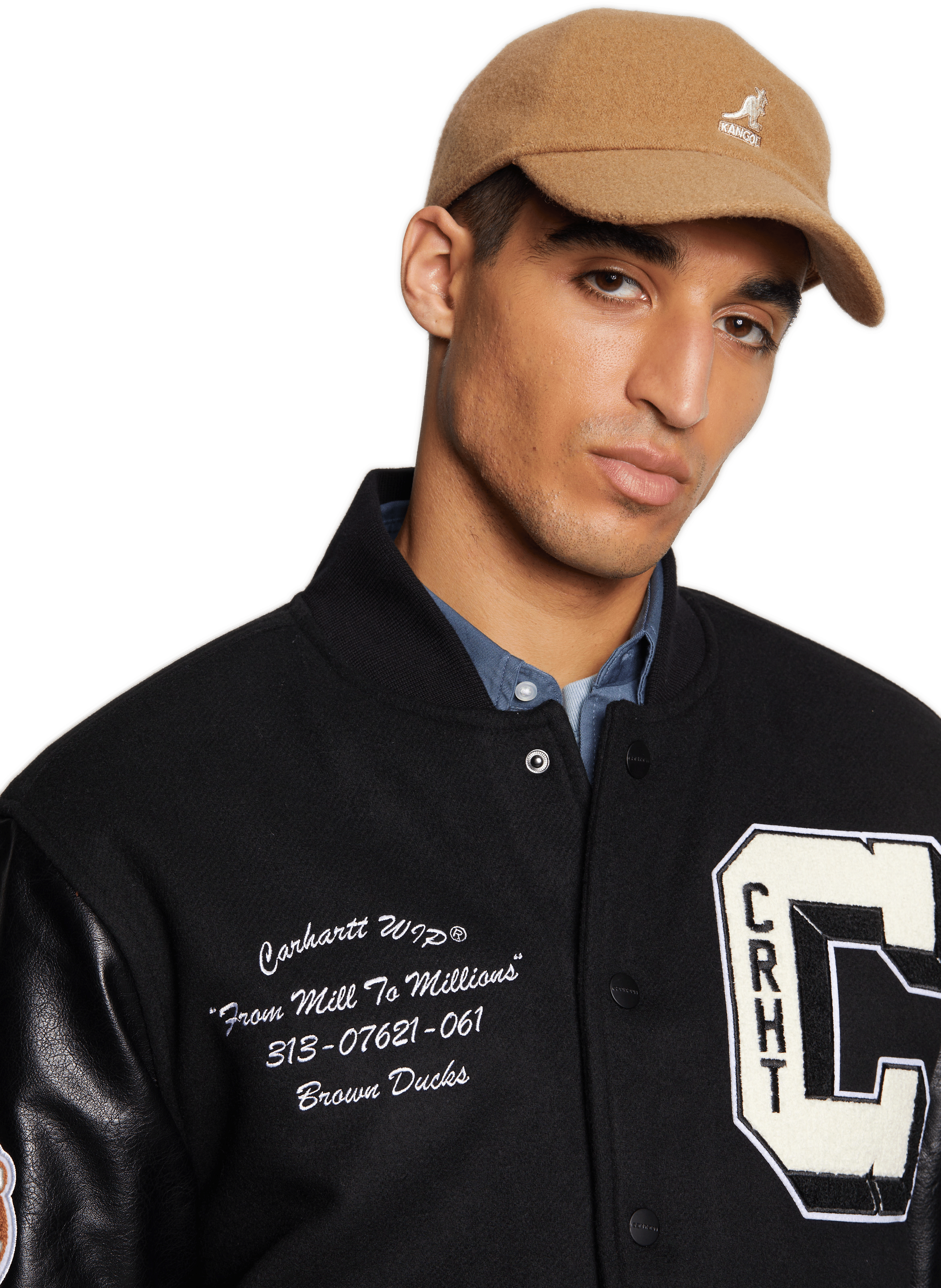 Casquette en laine  KANGOL Beige