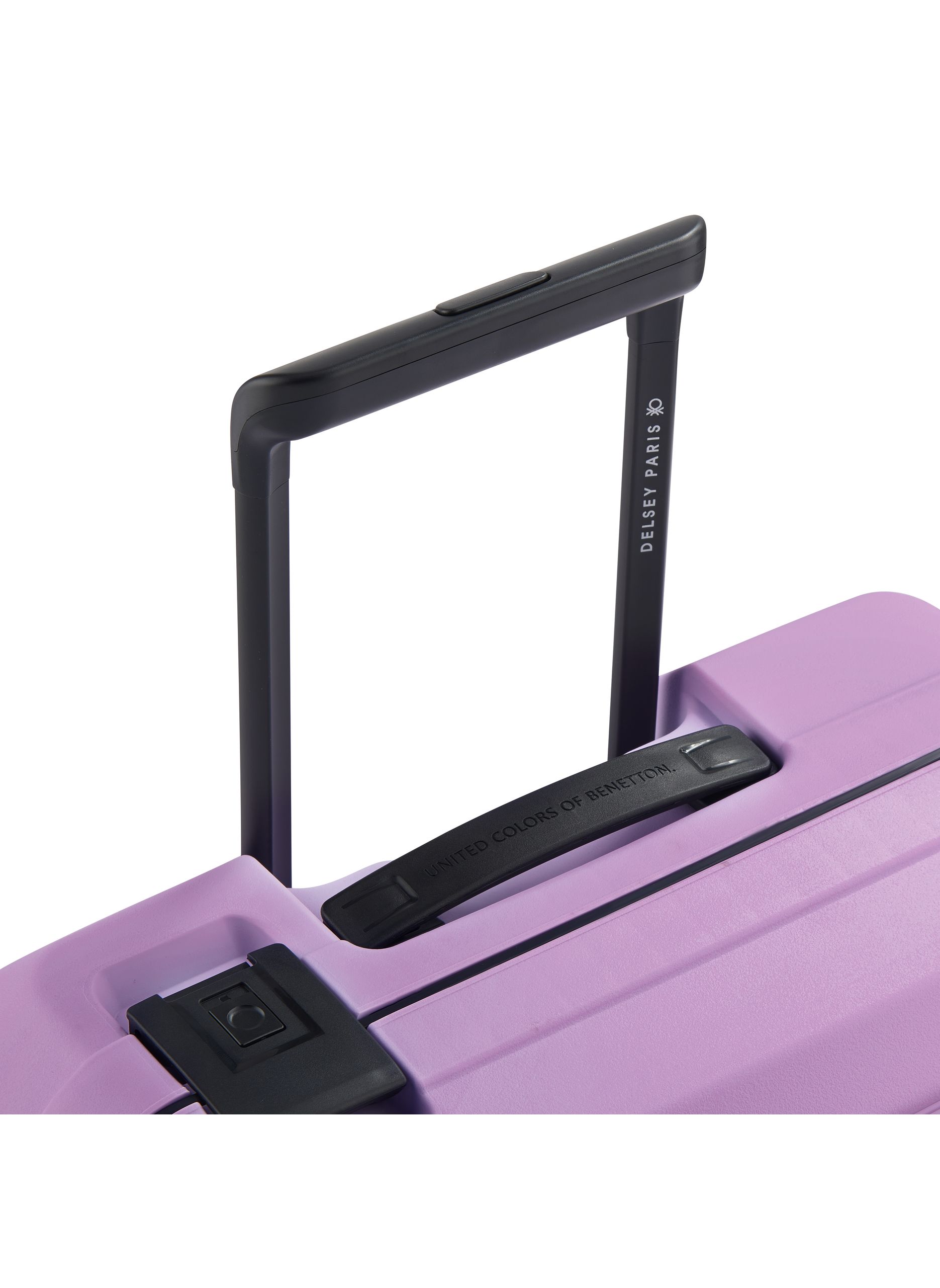 Valise cabine rigide taille s - color block hardside DELSEY PARIS Violet